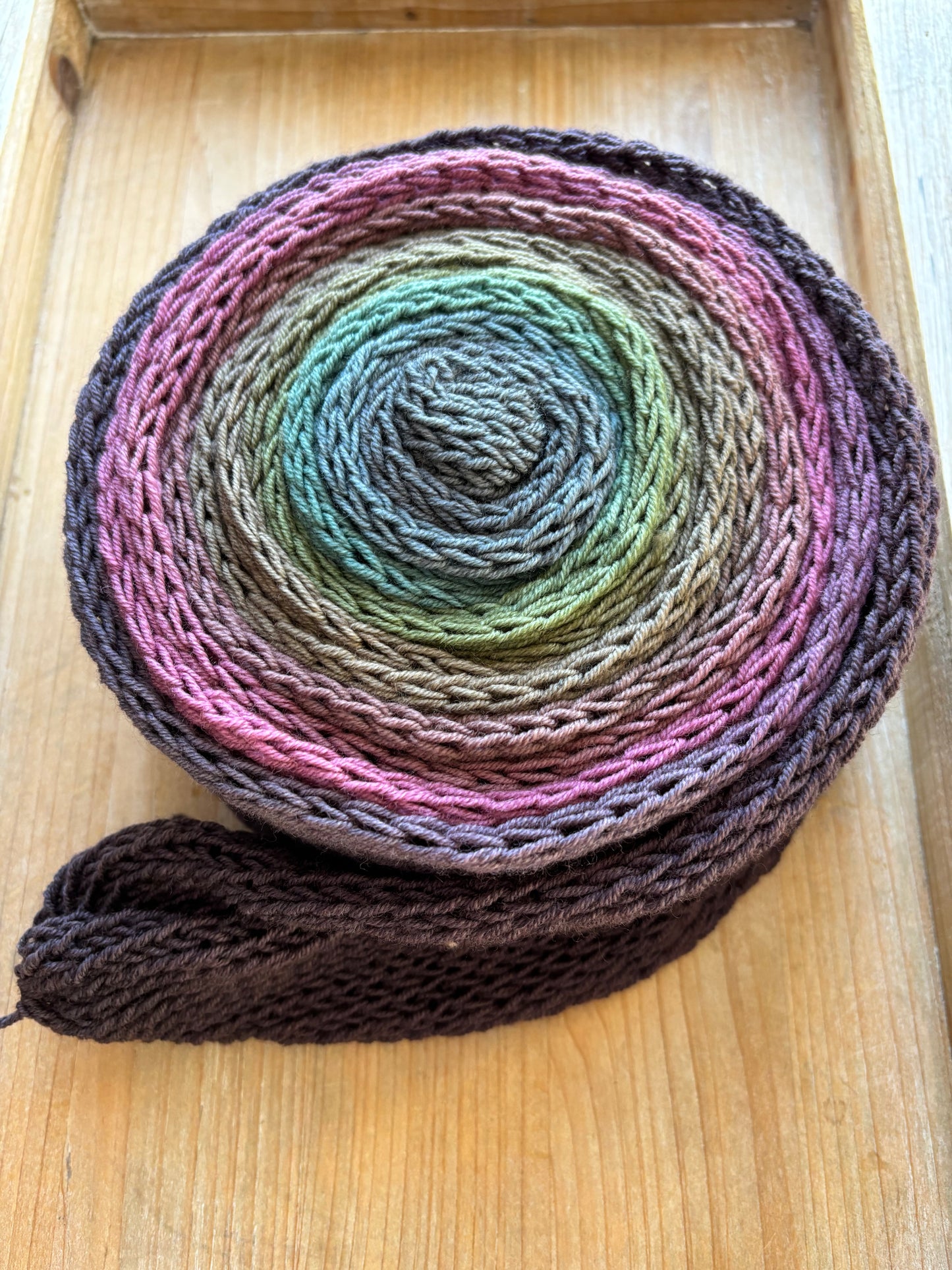 Hand Dyed Yarn Gradient