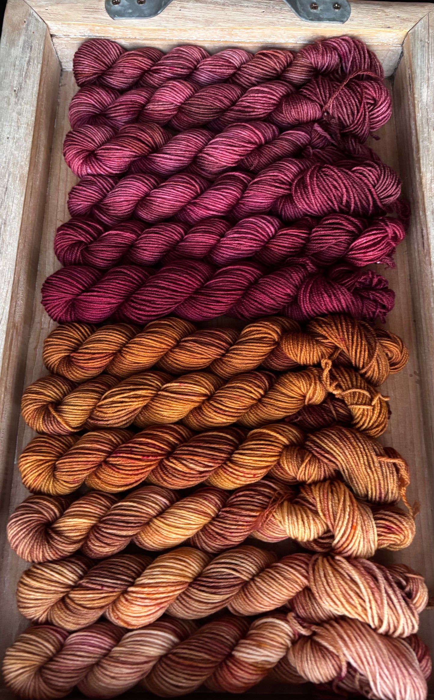 12 Skein Mini Yarn Fade - Squishy Sock Base