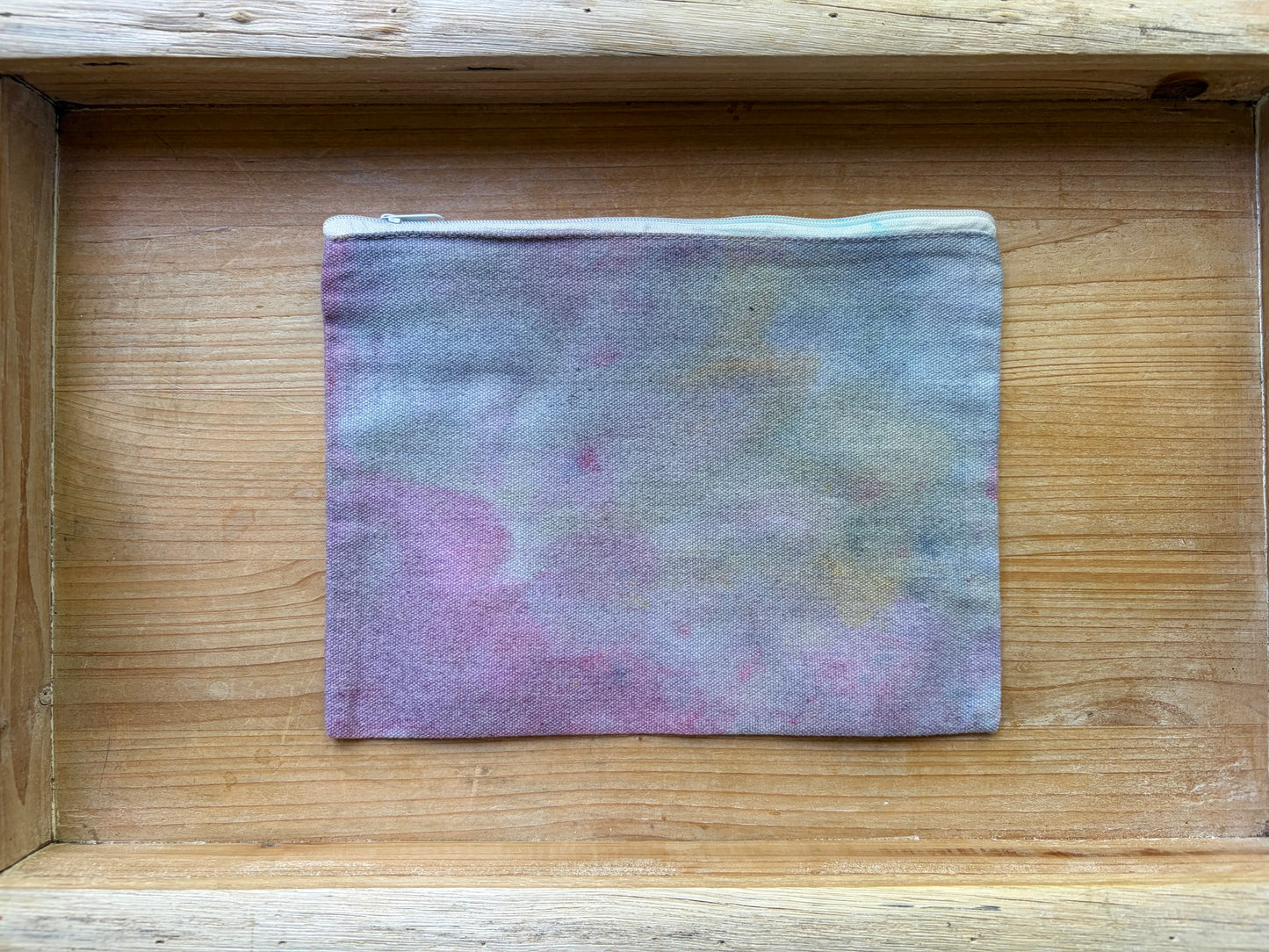 Ice Dyed Zipper Pouch