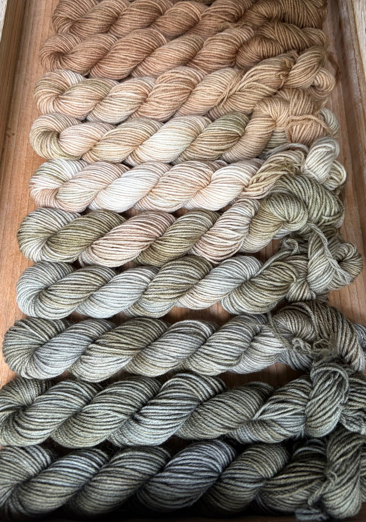 12 Skein Mini Yarn Fade - Squishy Sock Base