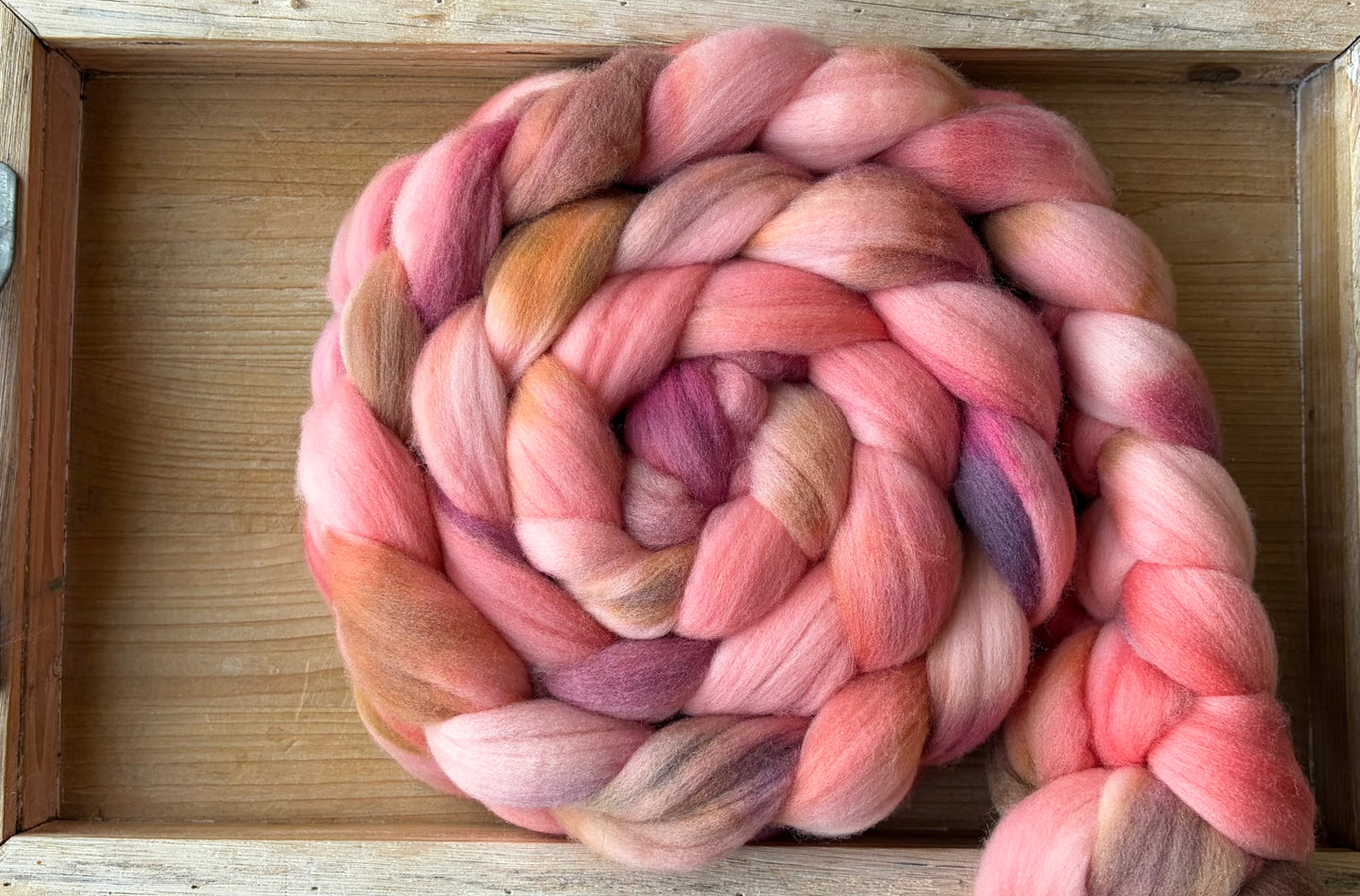 Targhee - 23 Micron - One of a Kind Batch - 100 grams of Spinning Fibre - Hand Dyed Combed Top