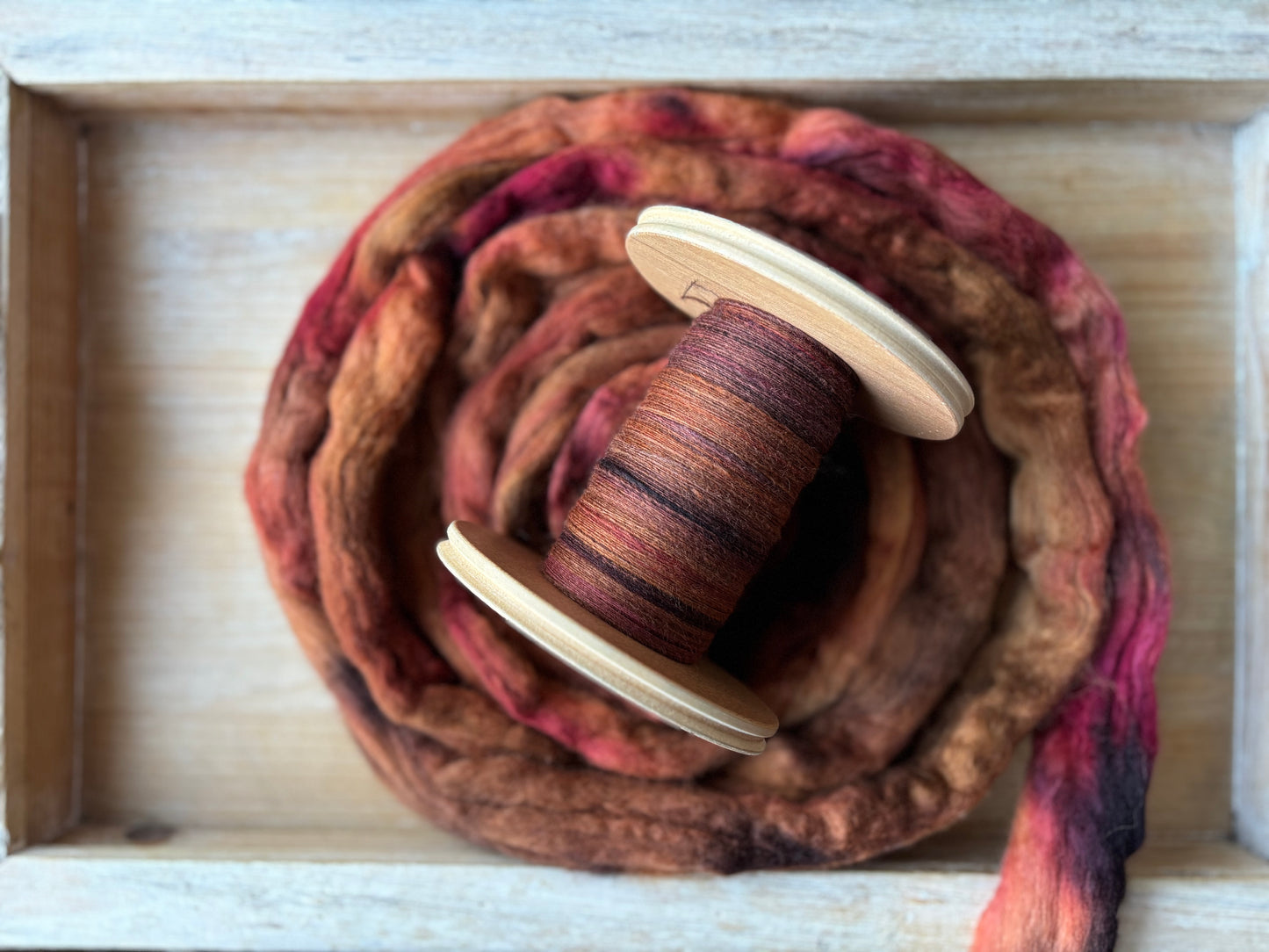 Hand Spun Yarn - 100% Untreated Merino Wool