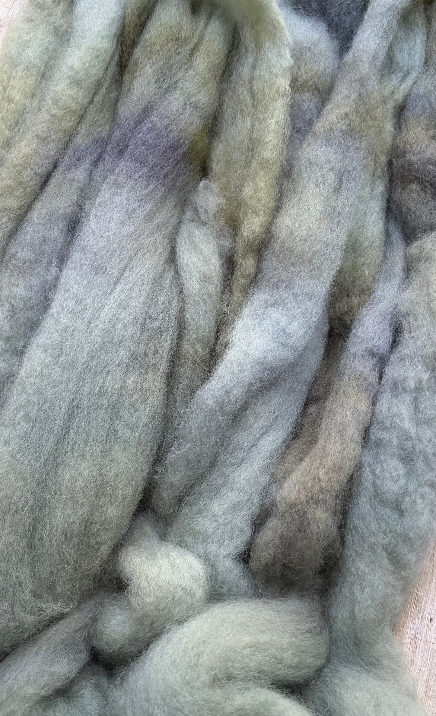 Bluefaced Leicester Wool - 26 Micron - One of a Kind Batch - 100 grams of Spinning Fibre - Hand Dyed Combed Top