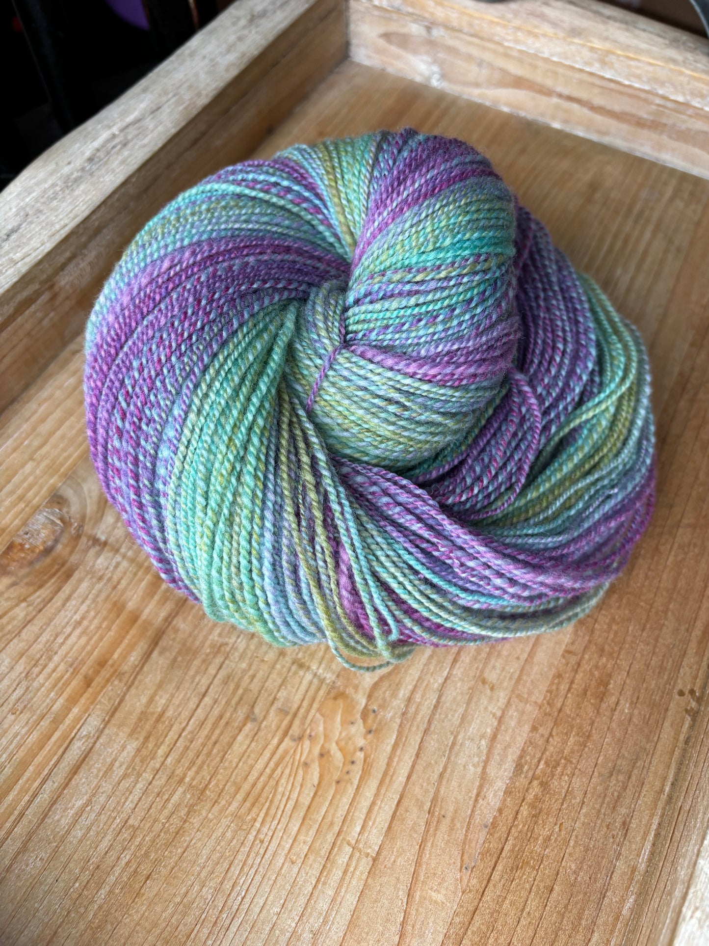 Hand Spun Yarn - 100% Untreated Polwarth Wool