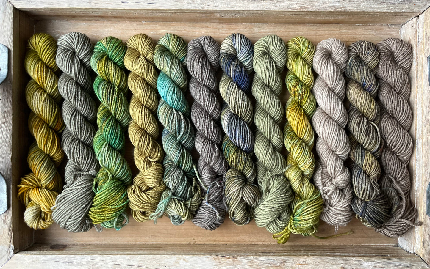 12 Skein Mini Yarn Fade - Squishy Sock Base