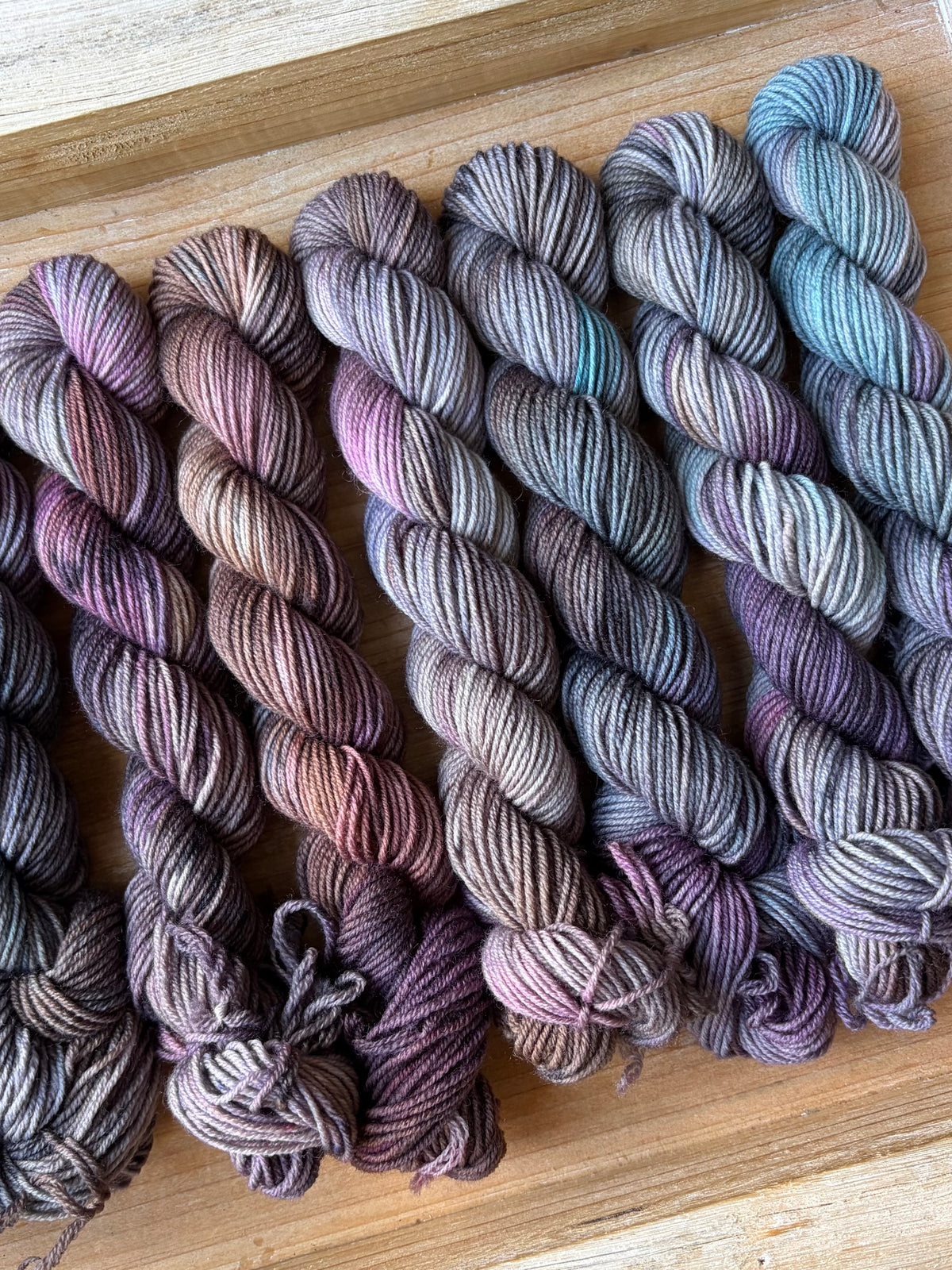 10 Skein Mini Yarn Fade - Squishy Sock Base