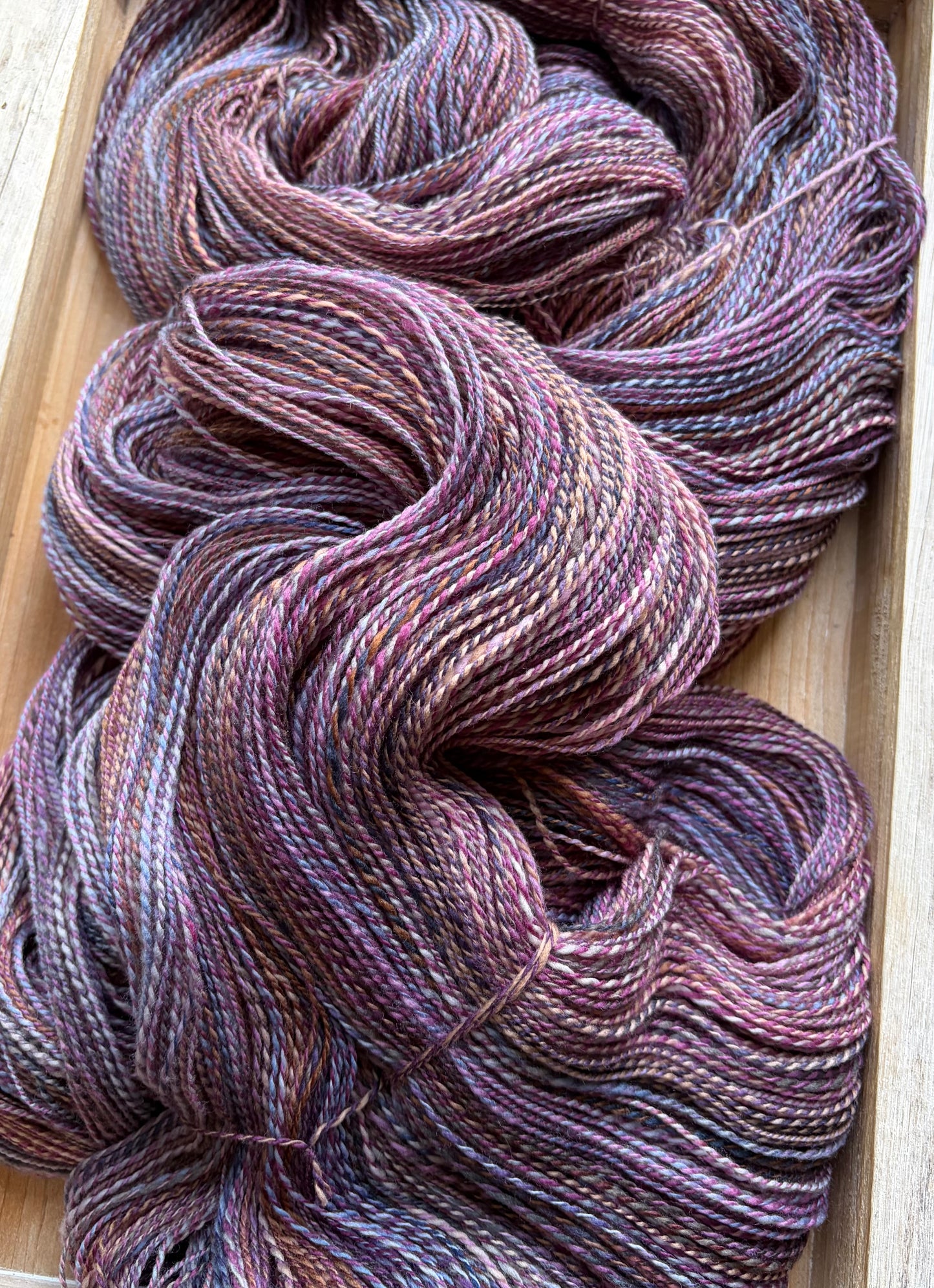 Hand Spun Yarn - 80% Superwash Merino/20% Nylon