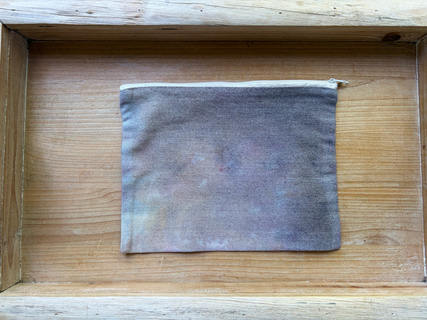 Ice Dyed Zipper Pouch