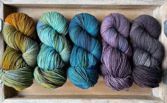 5 Skein Fade on Squishy Sock Base