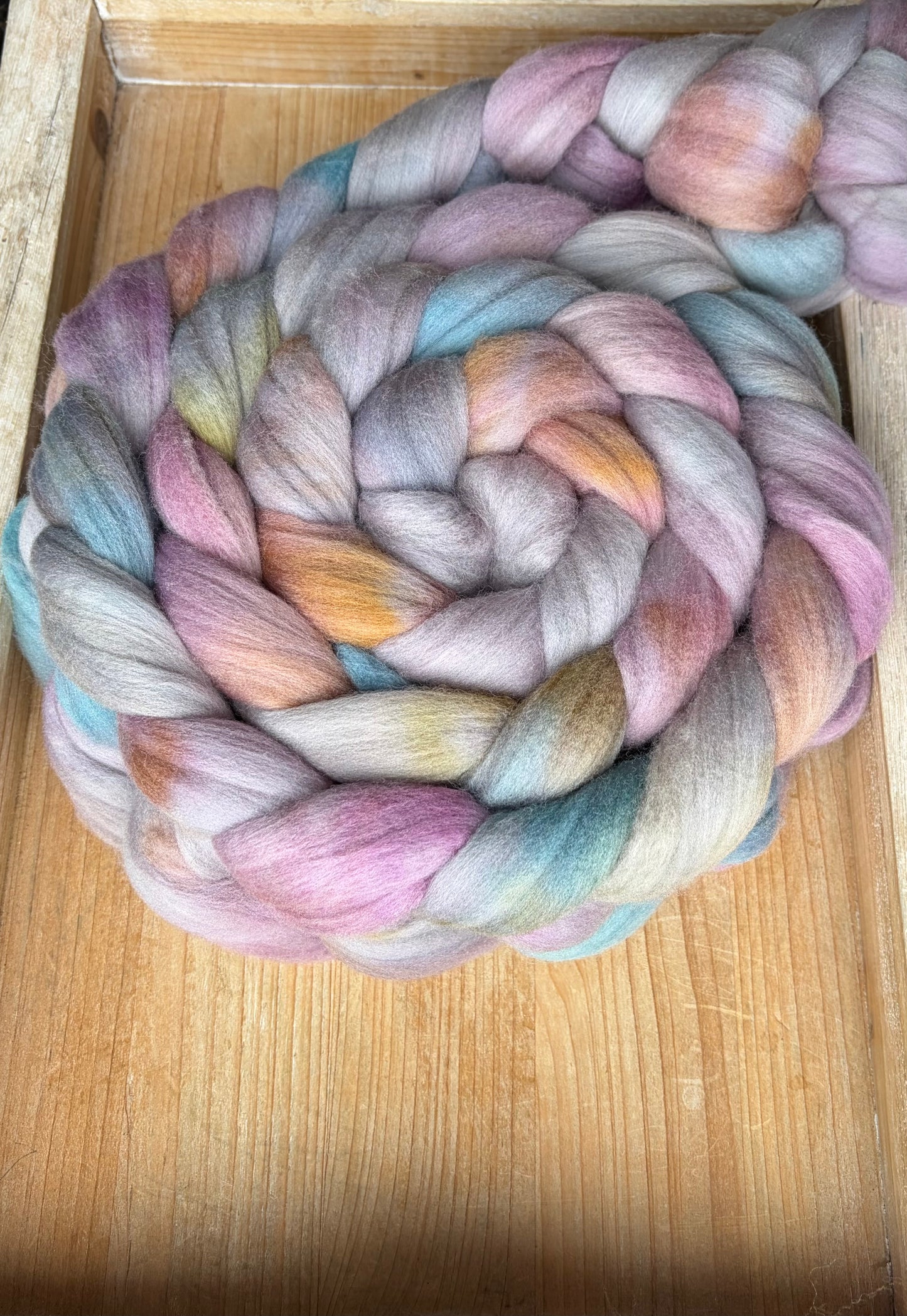 Targhee - 23 Micron - One of a Kind Batch - 100 grams of Spinning Fibre - Hand Dyed Combed Top