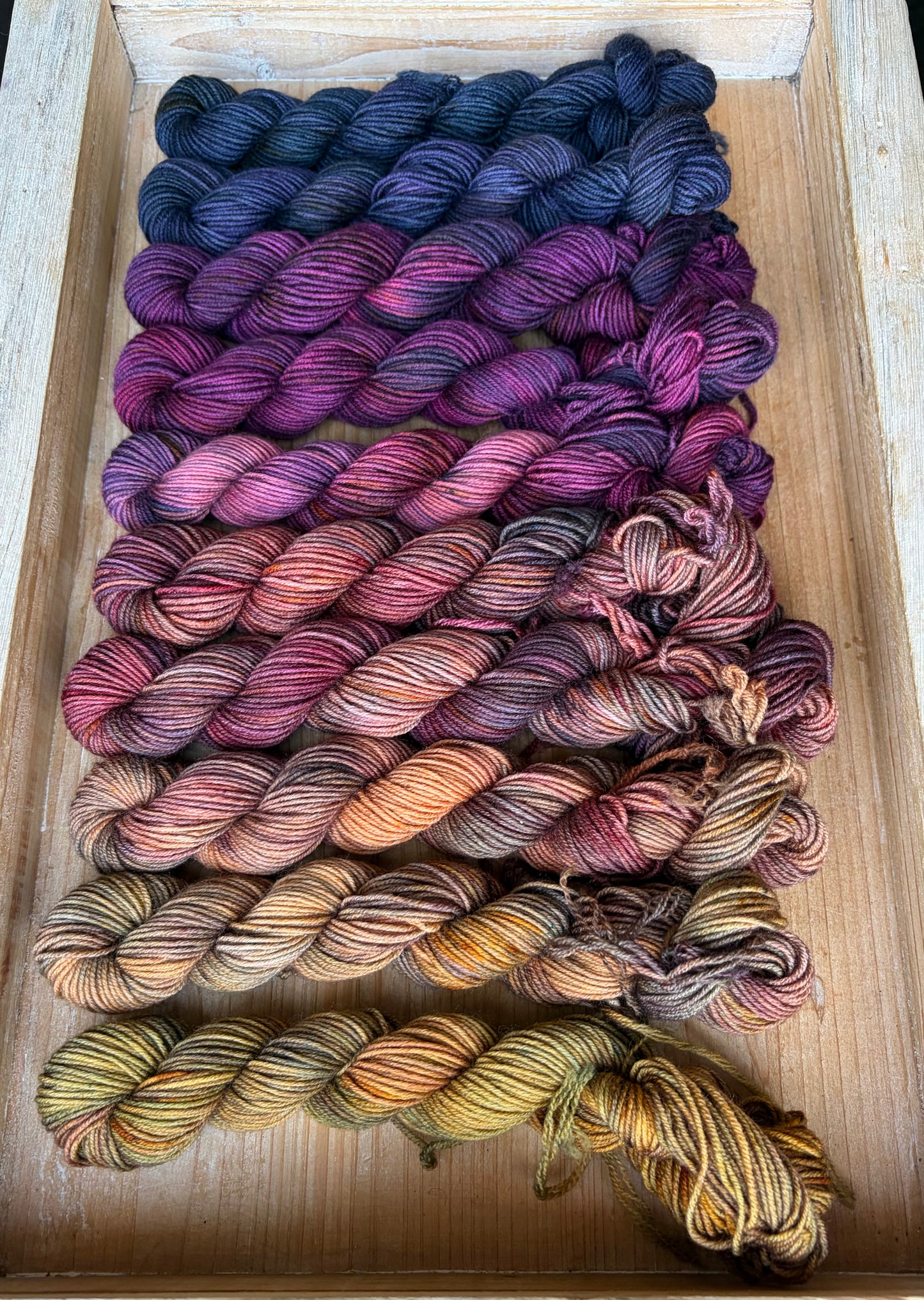 10 Skein Mini Yarn Fade - Squishy Sock Base