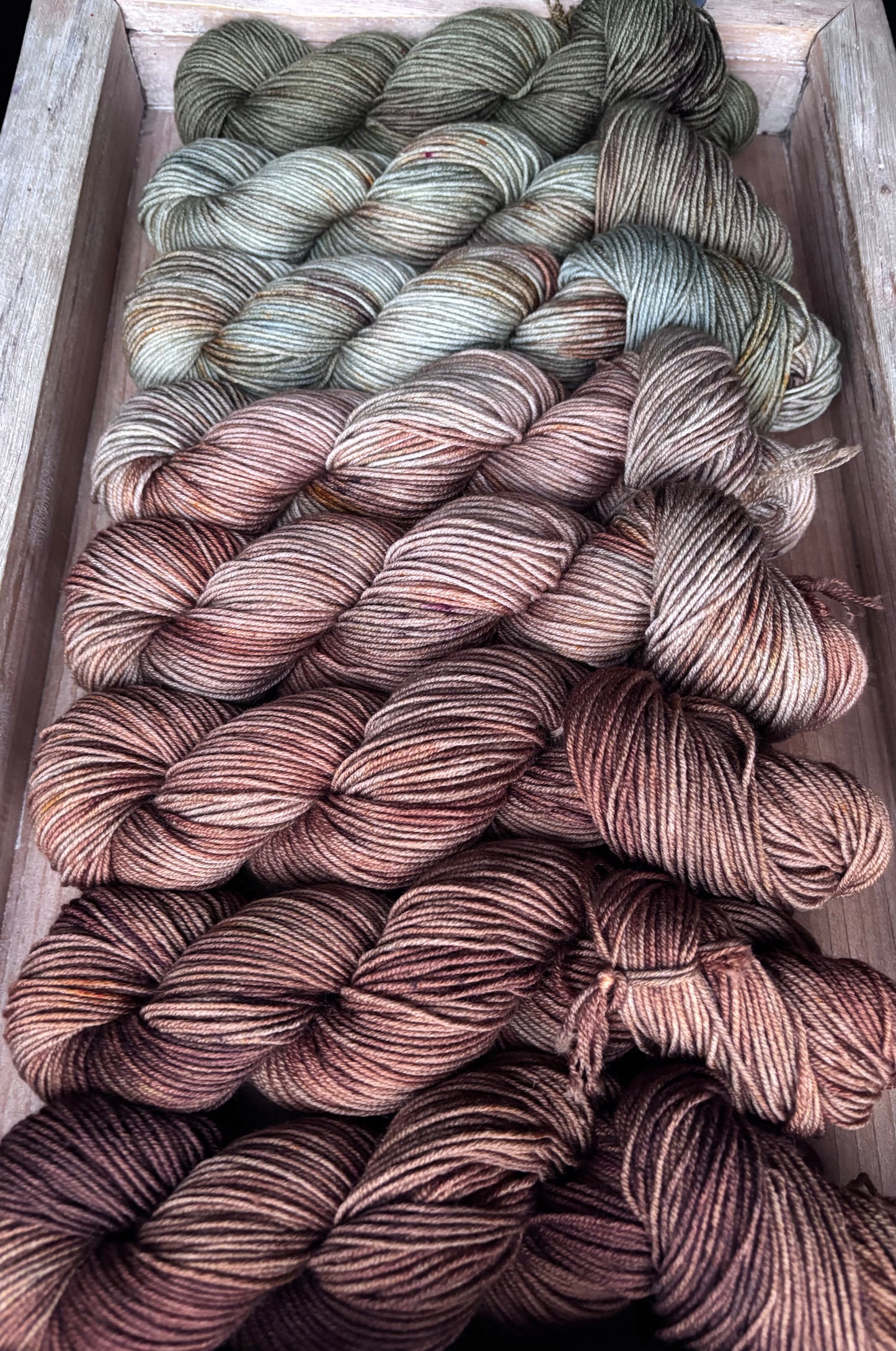 15 Skein Mini Yarn Fade - Squishy Sock Base