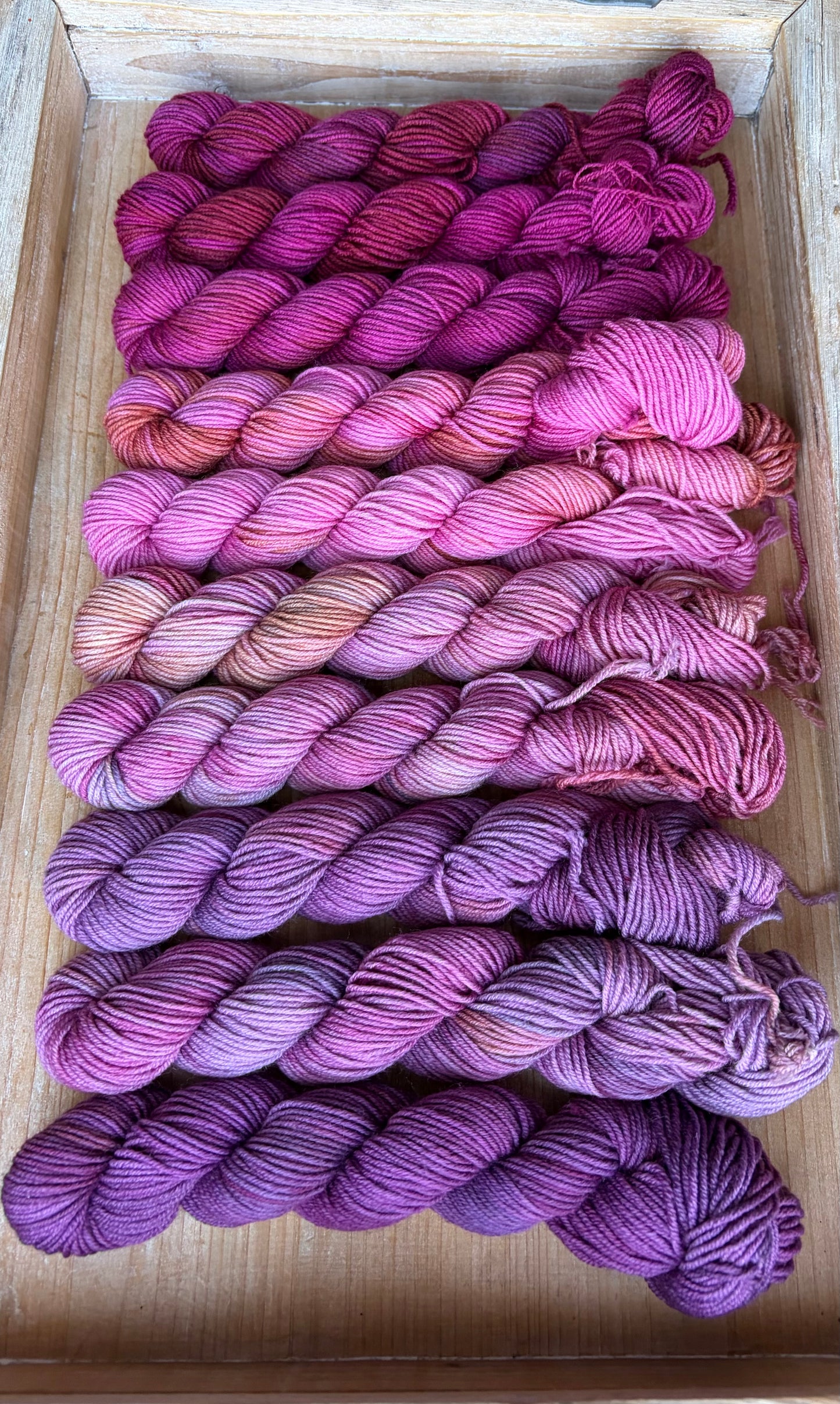 10 Skein Mini Yarn Fade - Squishy Sock Base
