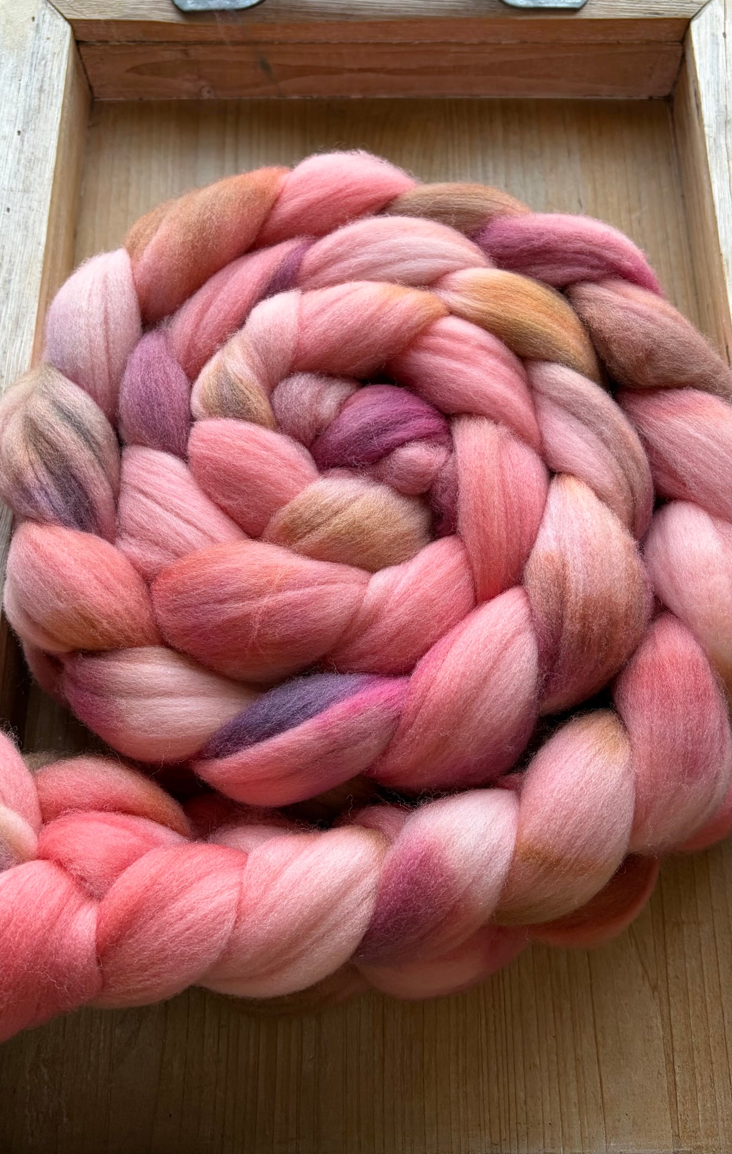 Targhee - 23 Micron - One of a Kind Batch - 100 grams of Spinning Fibre - Hand Dyed Combed Top