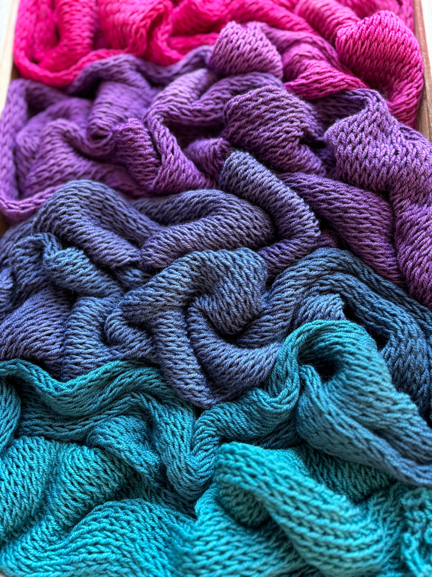 Hand Dyed Yarn Gradient