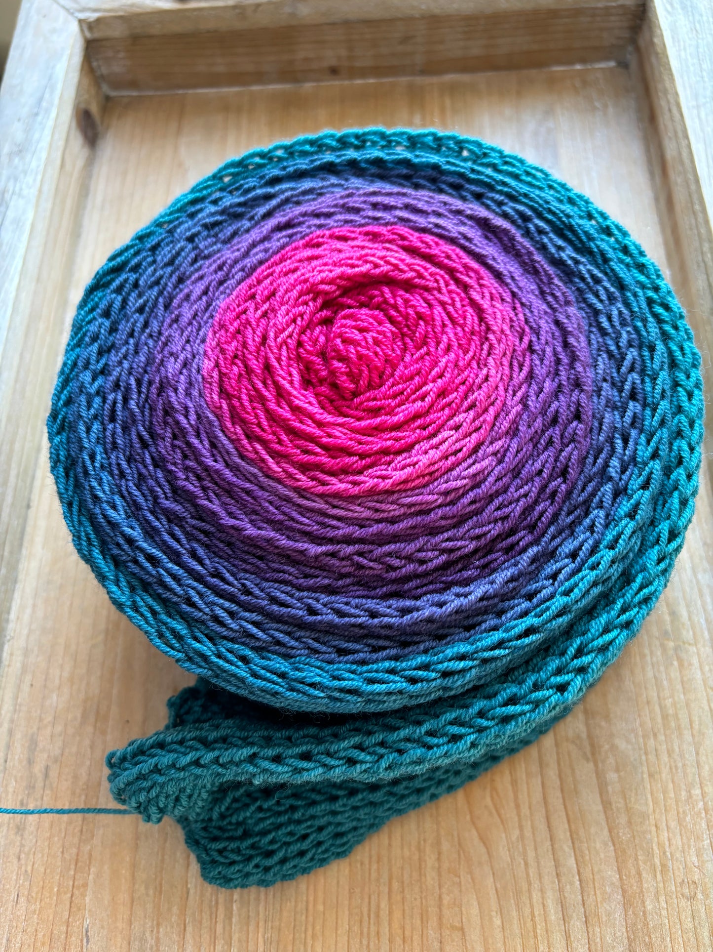 Hand Dyed Yarn Gradient