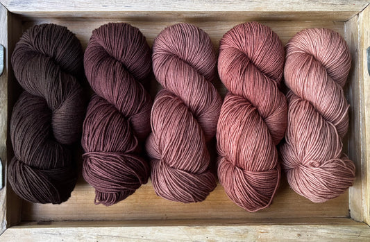 5 Skein Fade on Squishy Sock Base