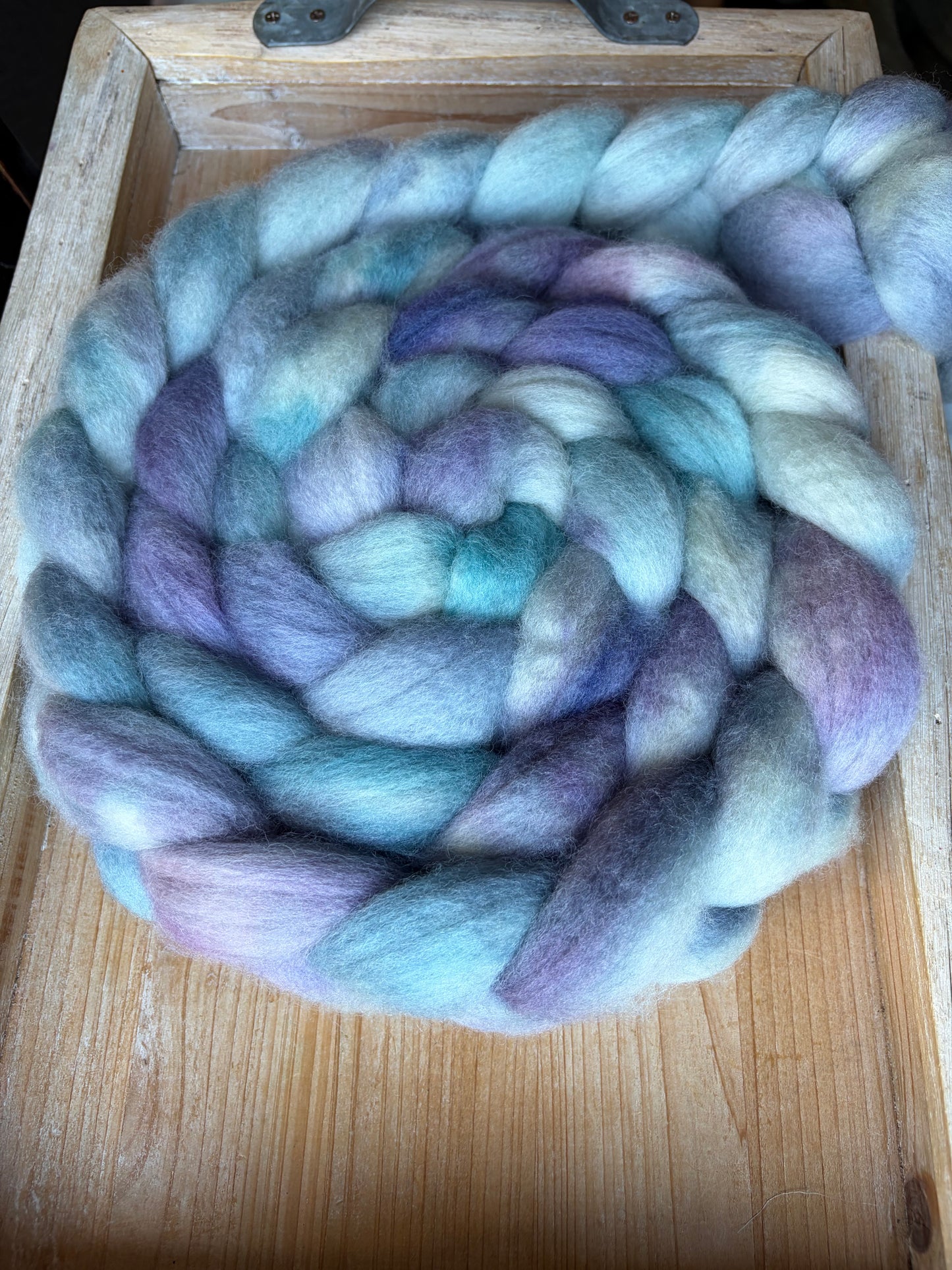 Bluefaced Leicester Wool - 26 Micron - One of a Kind Batch - 100 grams of Spinning Fibre - Hand Dyed Combed Top