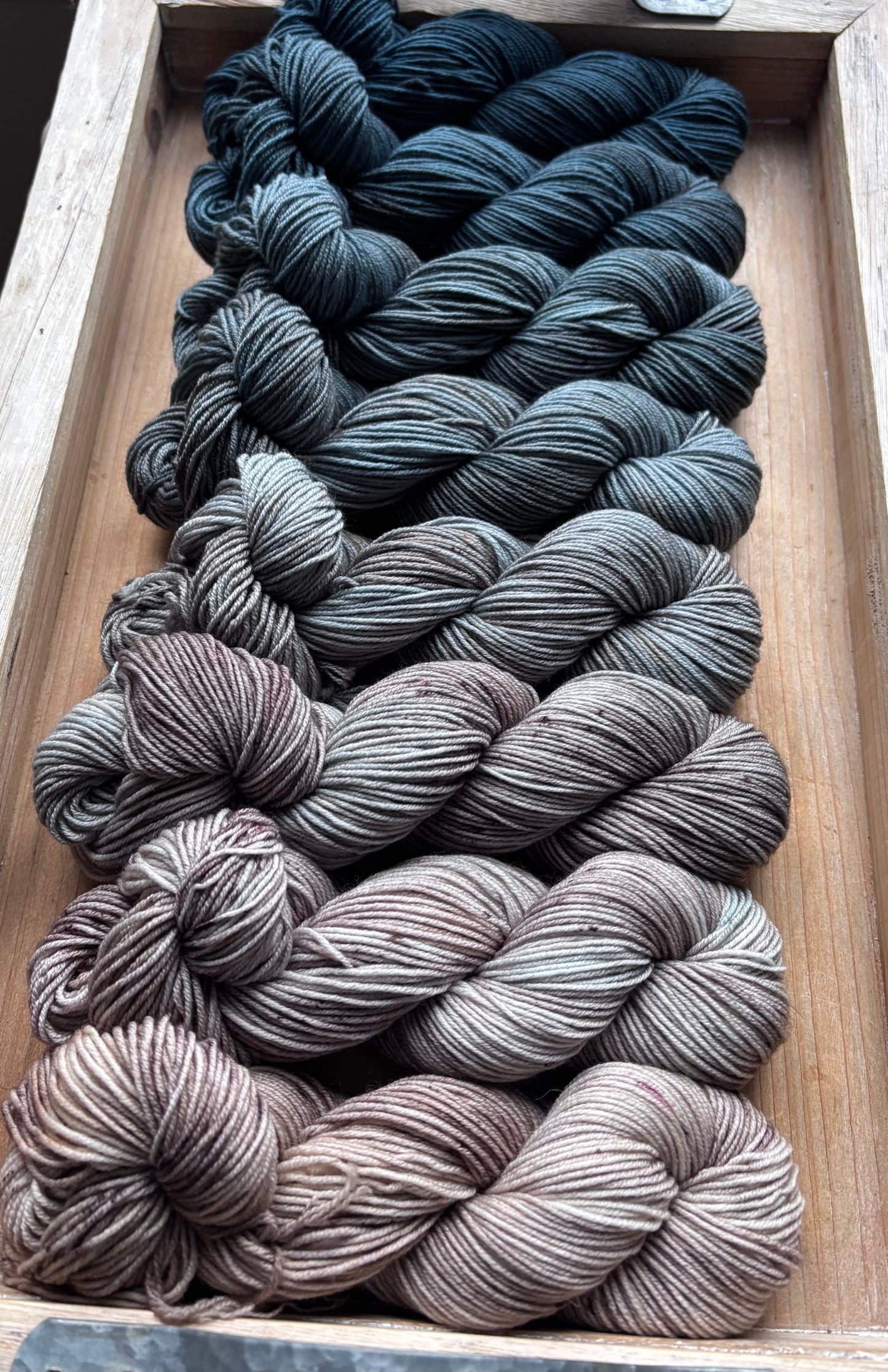 15 Skein Mini Yarn Fade - Squishy Sock Base