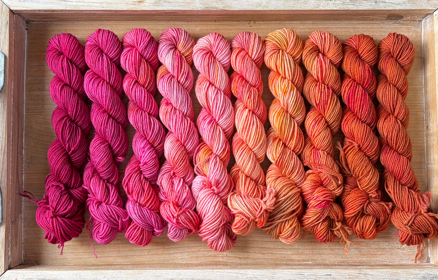 10 Skein Mini Yarn Fade - Squishy Sock Base
