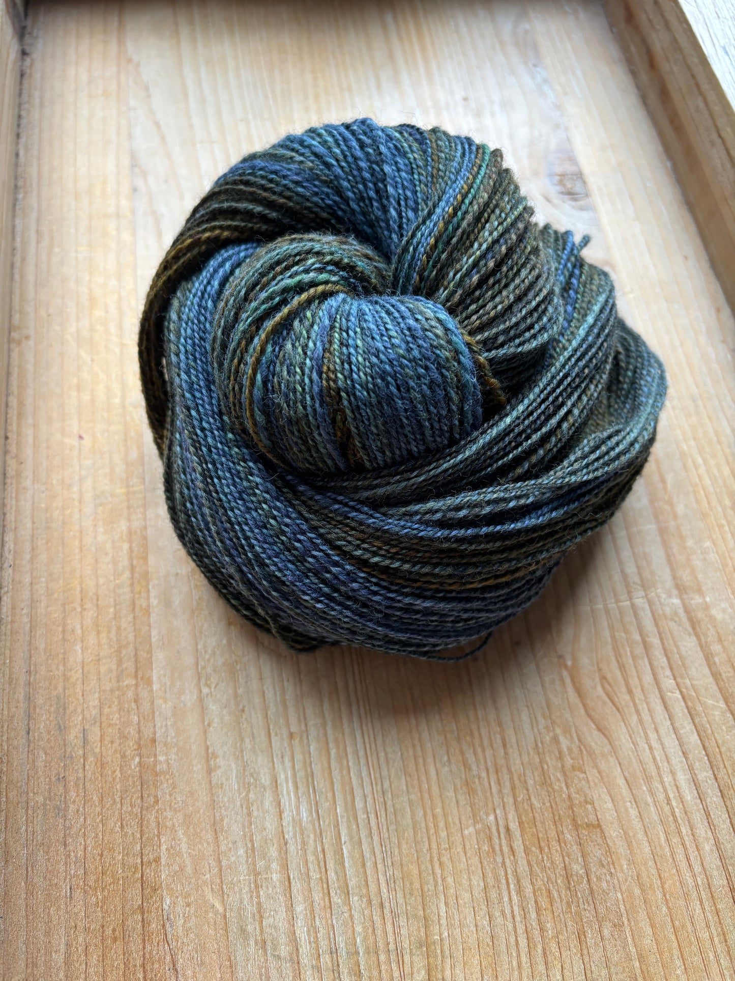 Hand Spun Yarn - 100% Superwash Merino Wool