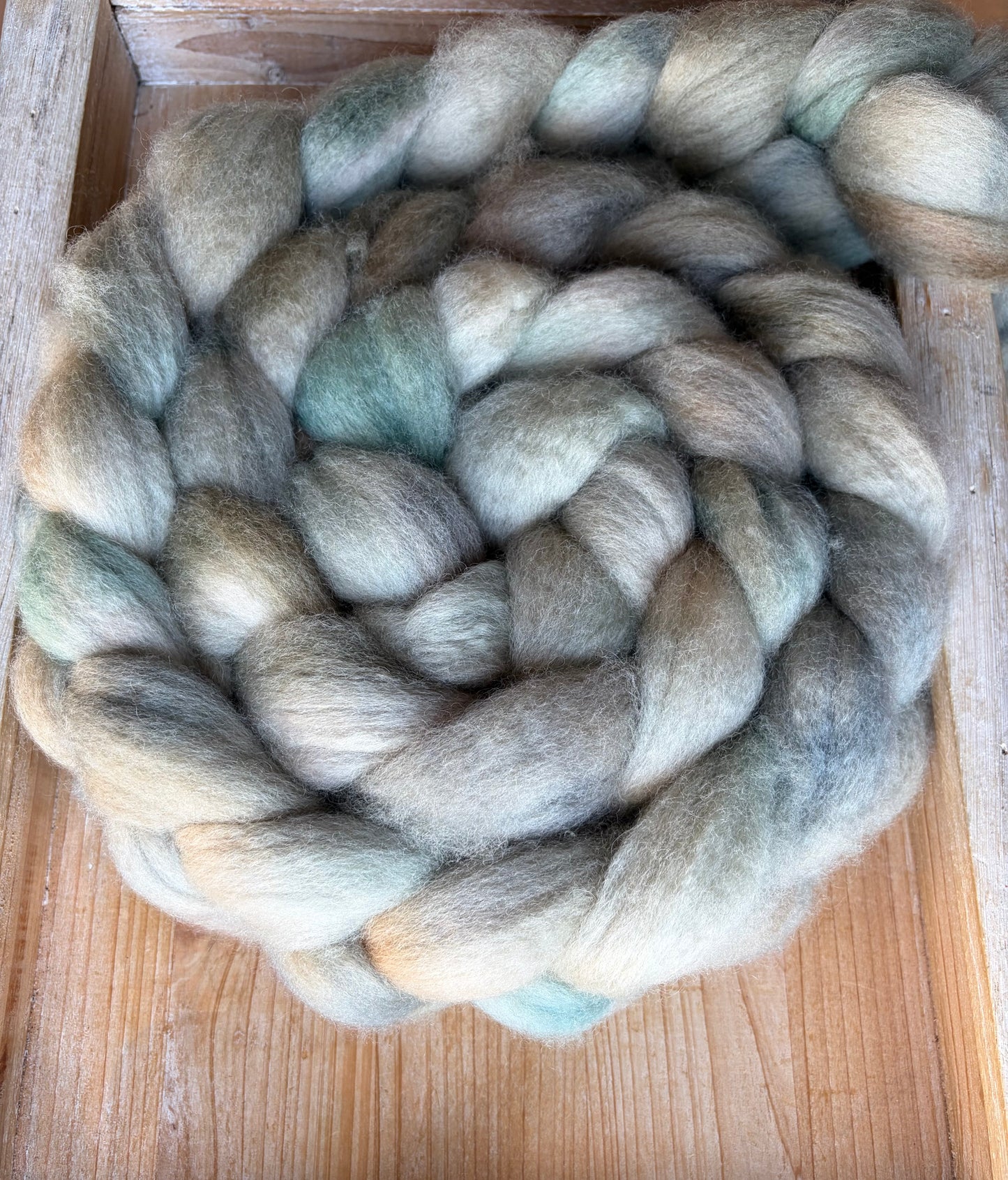 Bluefaced Leicester Wool - 26 Micron - One of a Kind Batch - 100 grams of Spinning Fibre - Hand Dyed Combed Top