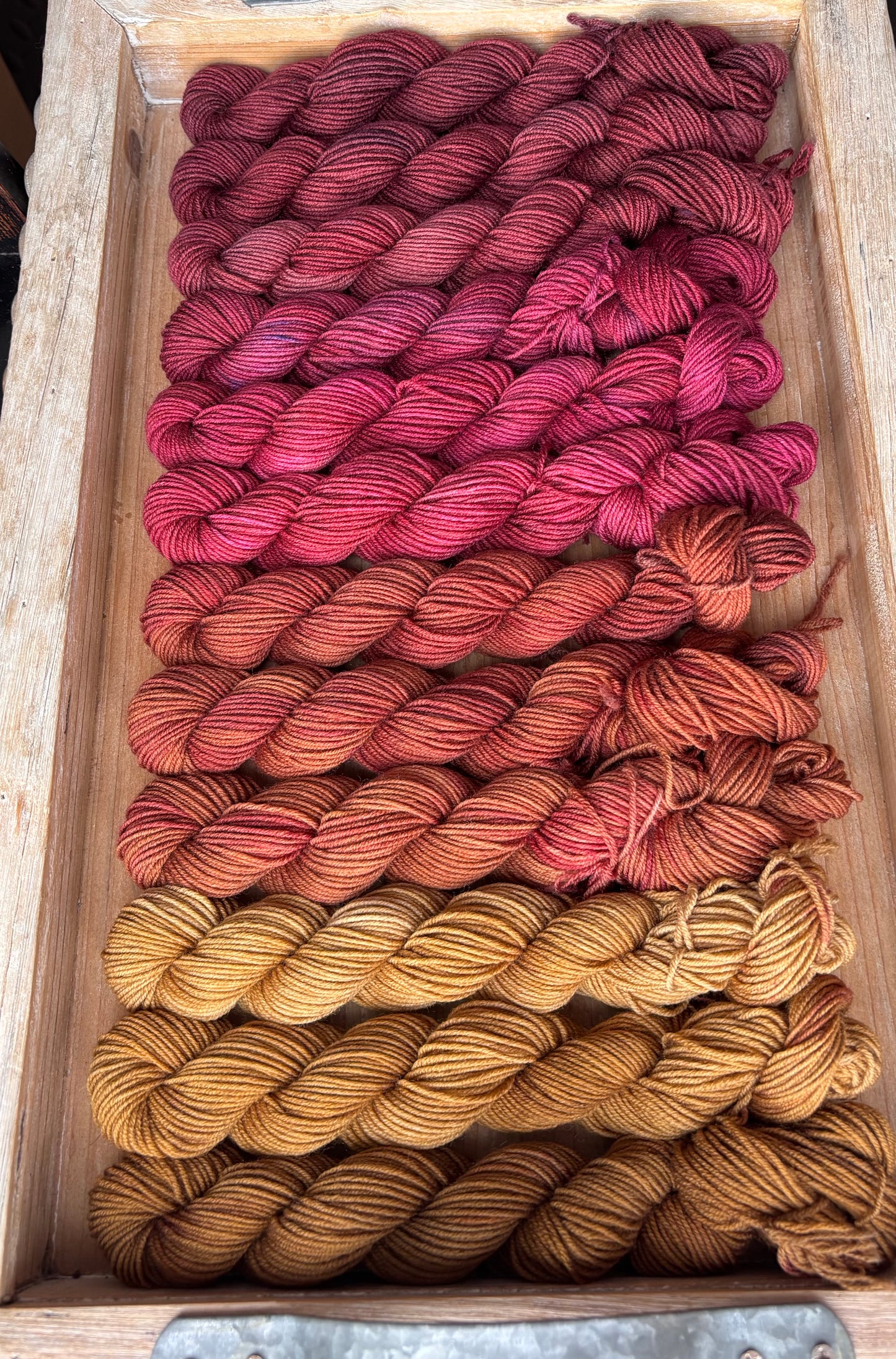 12 Skein Mini Yarn Fade - Squishy Sock Base