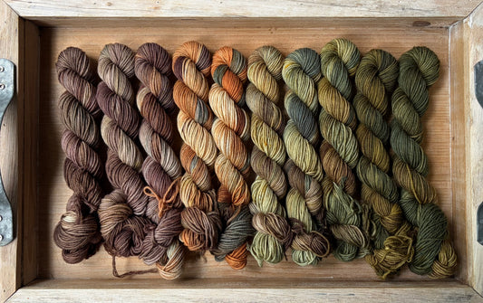 10 Skein Mini Yarn Fade - Squishy Sock Base