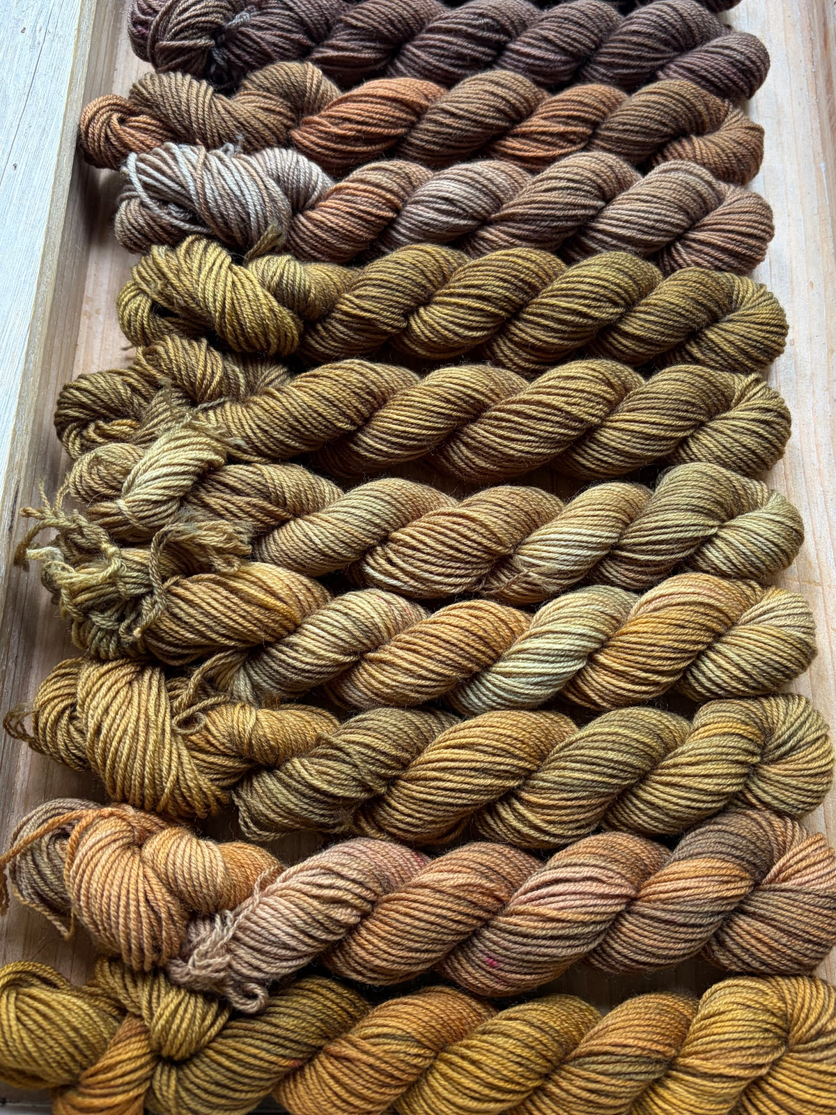 12 Skein Mini Yarn Fade - Squishy Sock Base