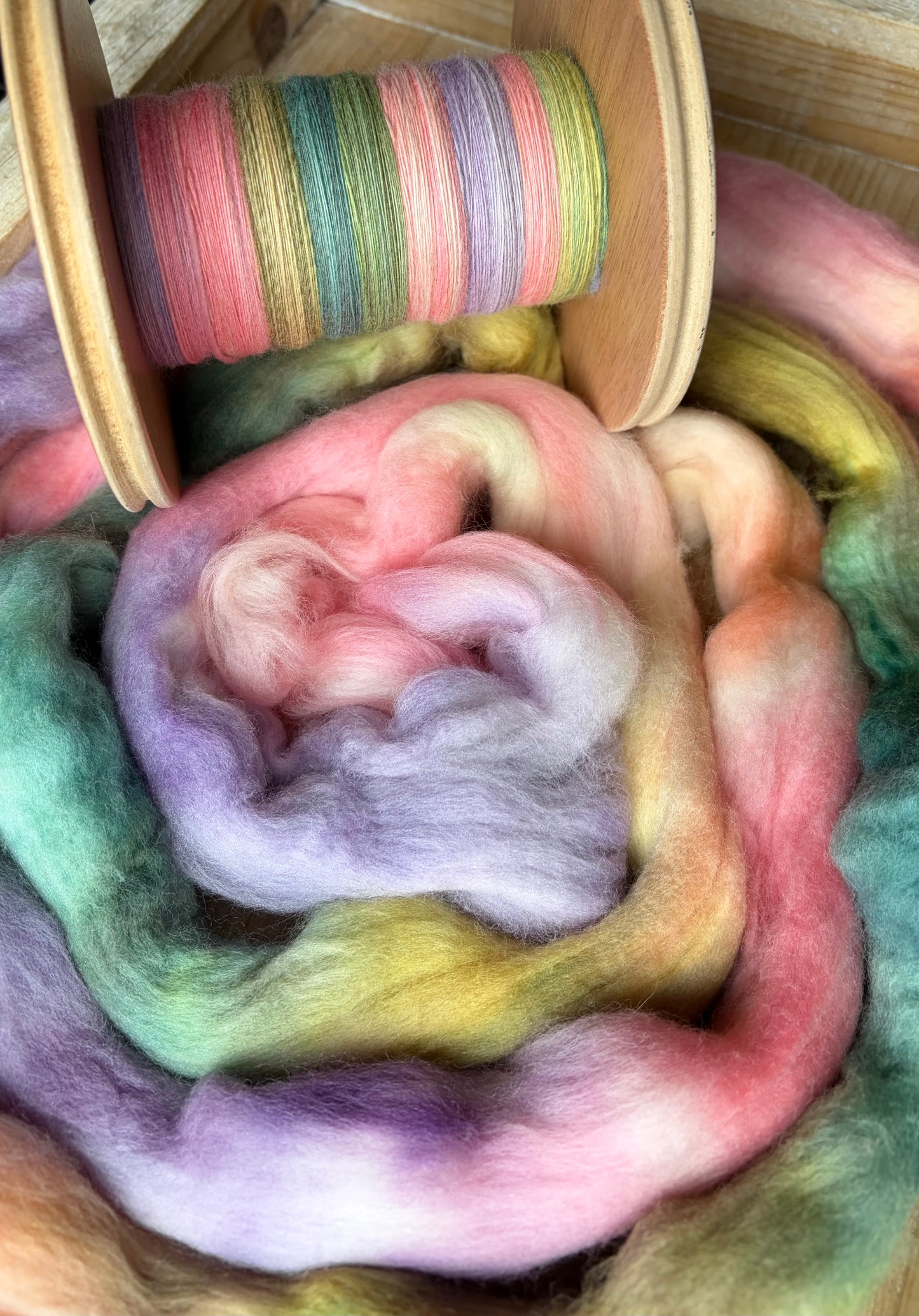 Hand Spun Yarn - 100% Untreated Merino Wool