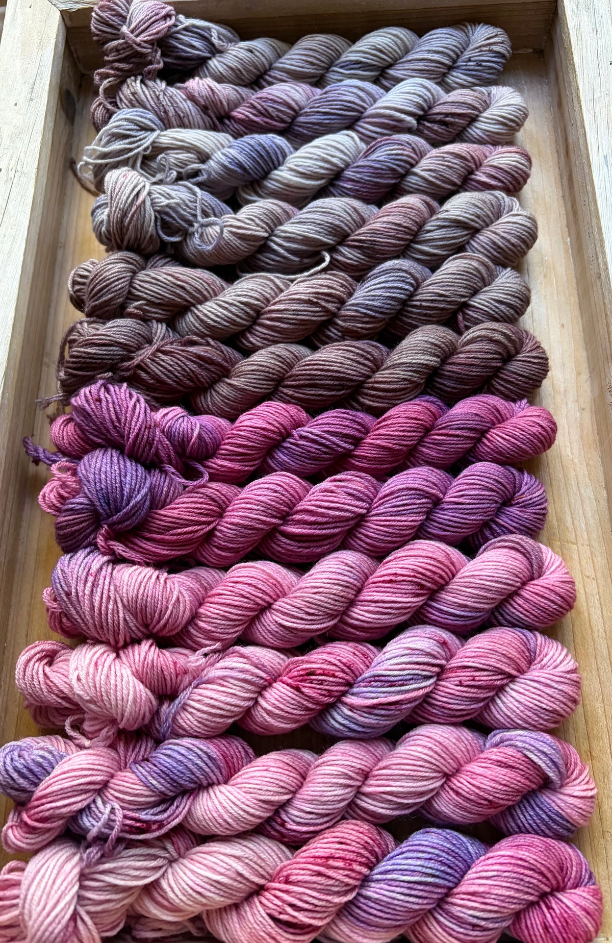24 Skein Mini Yarn Fade - Squishy Sock Base
