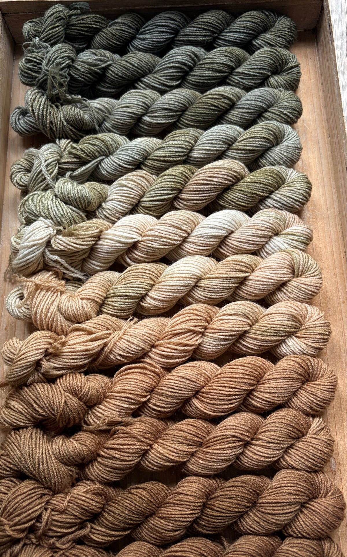 12 Skein Mini Yarn Fade - Squishy Sock Base
