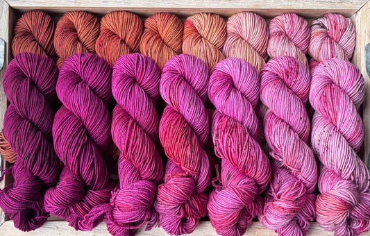 15 Skein Mini Yarn Fade - Squishy Sock Base