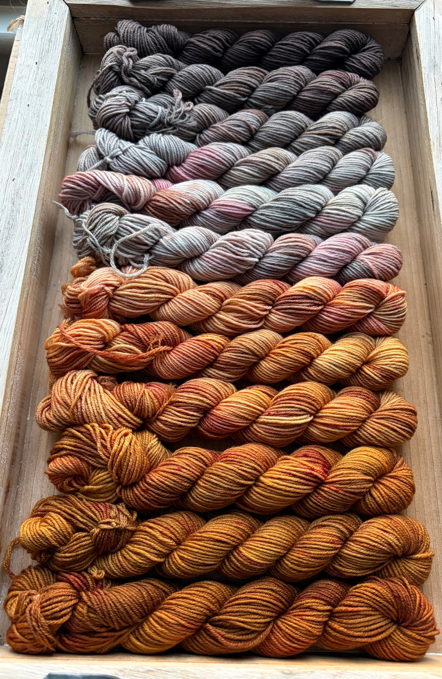 12 Skein Mini Yarn Fade - Squishy Sock Base