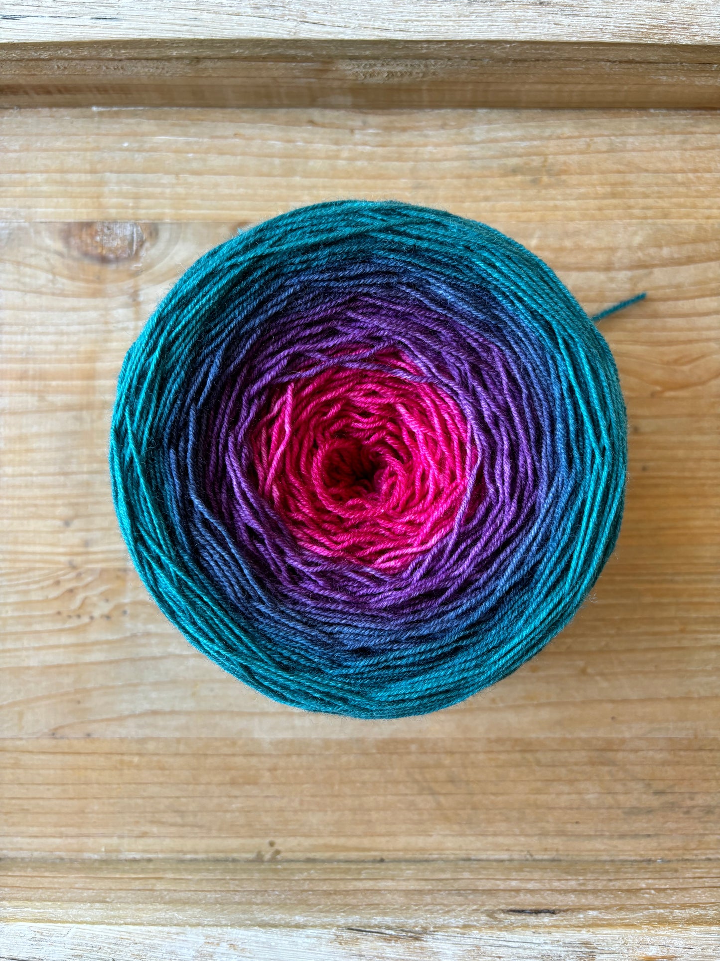 Hand Dyed Yarn Gradient
