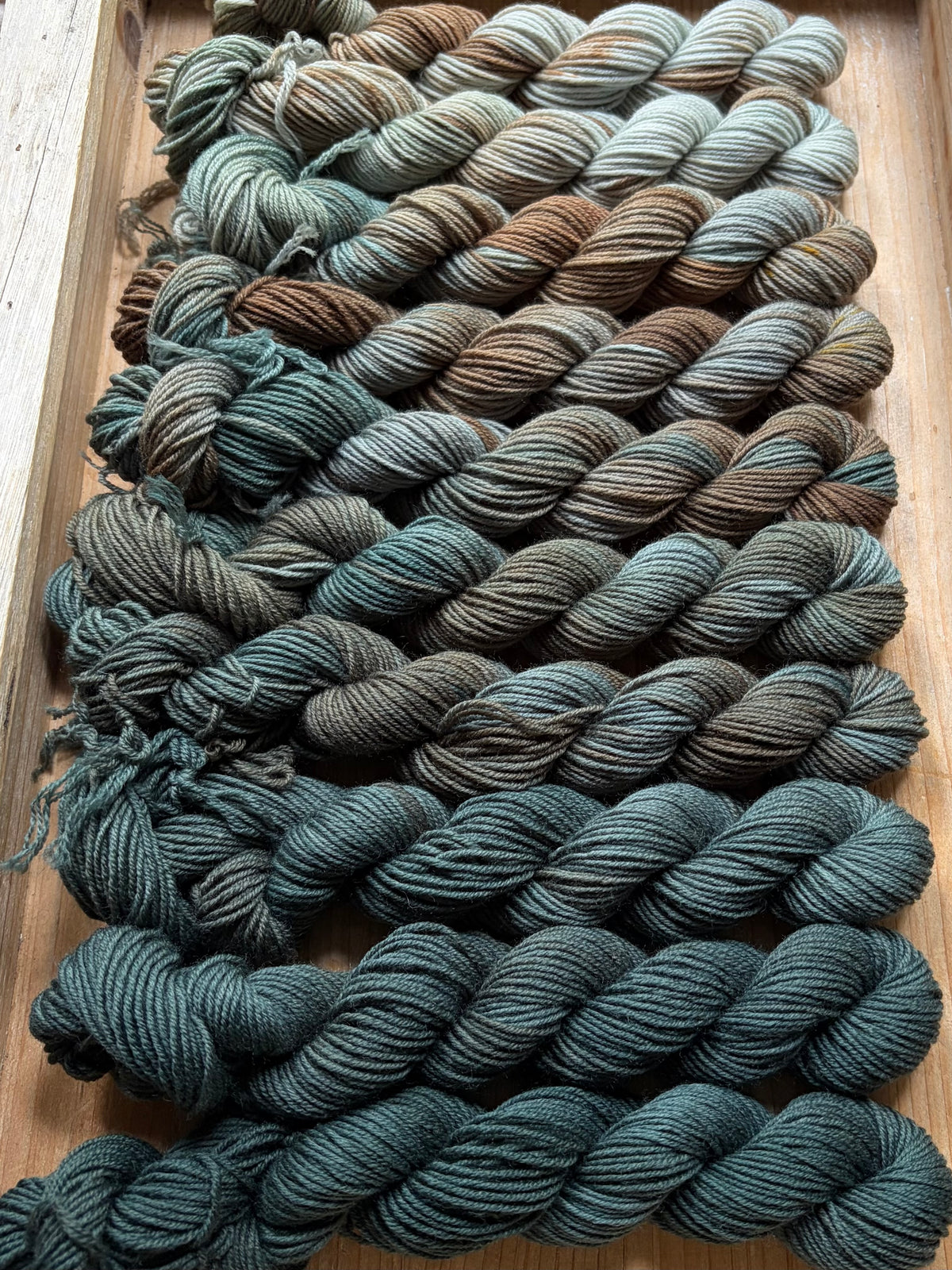 10 Skein Mini Yarn Fade - Squishy Sock Base