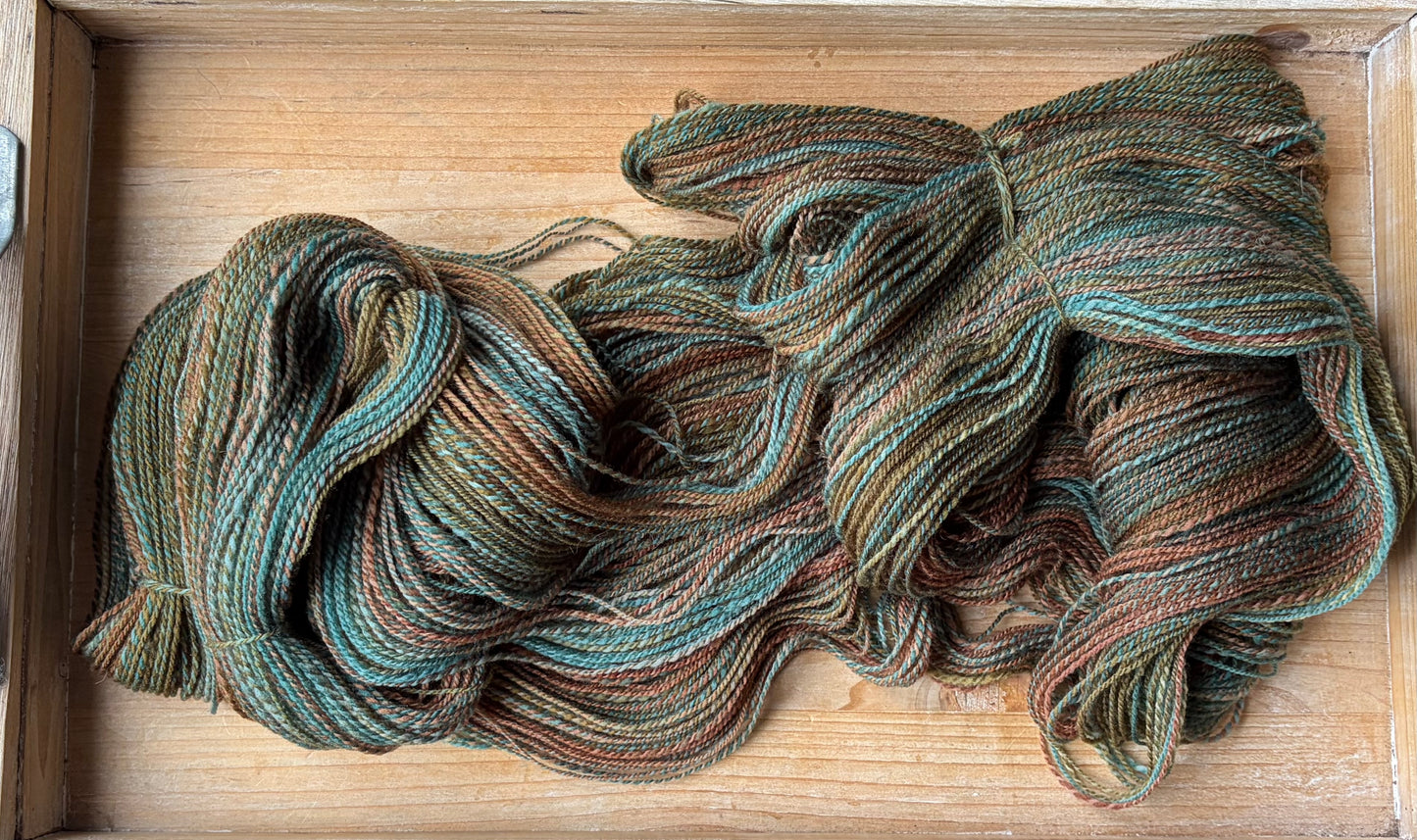 Hand Spun Yarn - 80% Superwash Merino/20% Nylon
