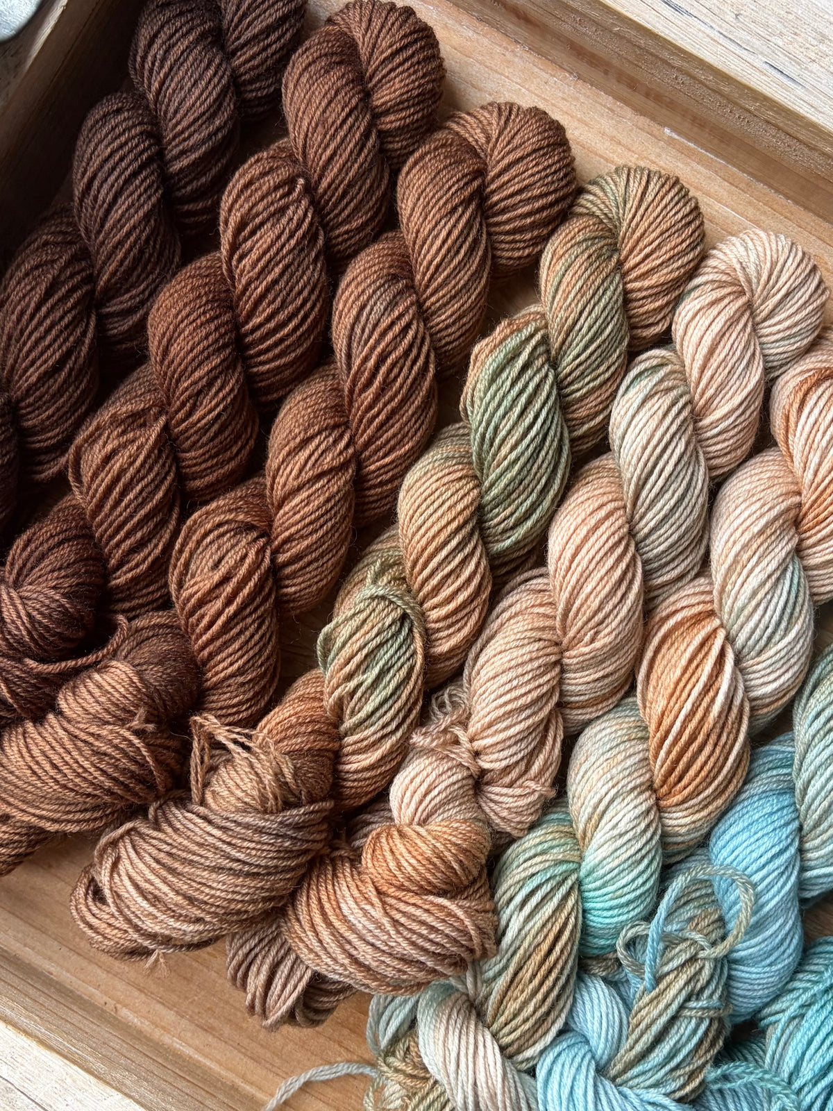 24 Skein Mini Yarn Fade - Squishy Sock Base