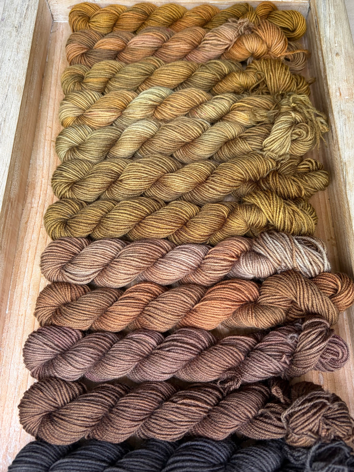 12 Skein Mini Yarn Fade - Squishy Sock Base
