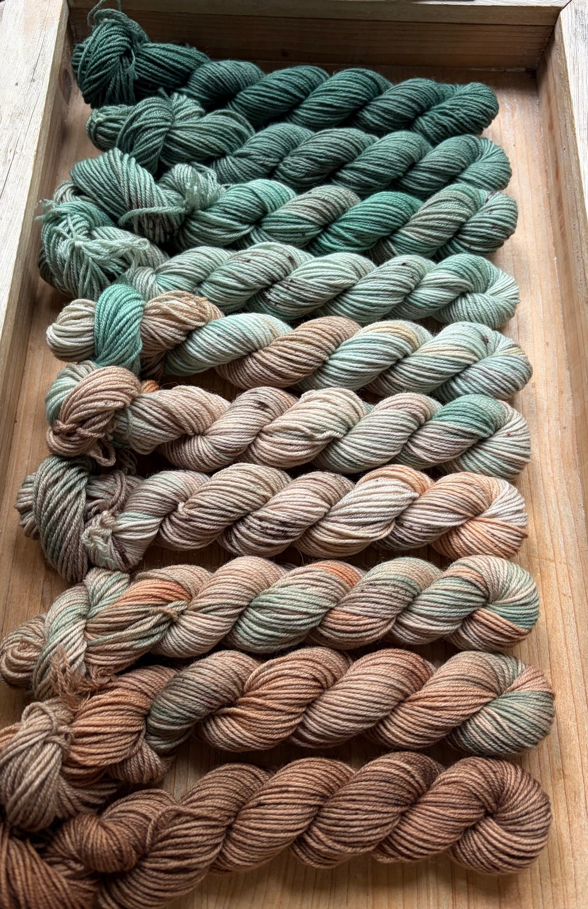 10 Skein Mini Yarn Fade - Squishy Sock Base