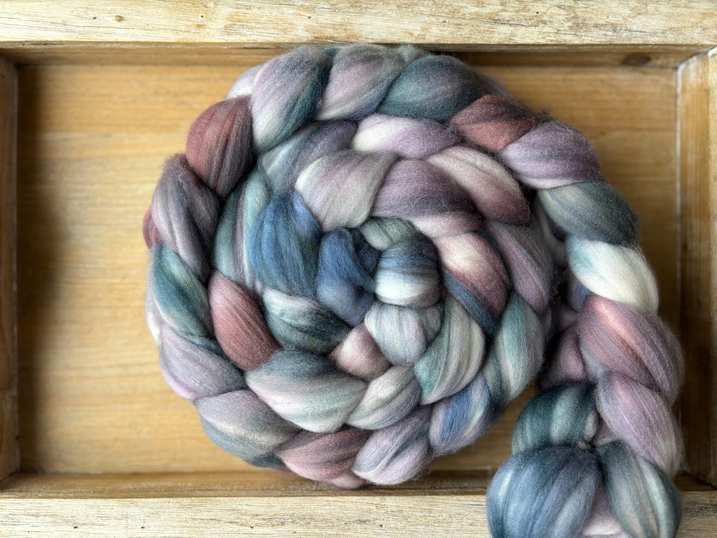 One of a Kind Batch - 100 grams of Spinning Fibre - Superwash Merino Wool 22 Micron - Hand Dyed Combed Top