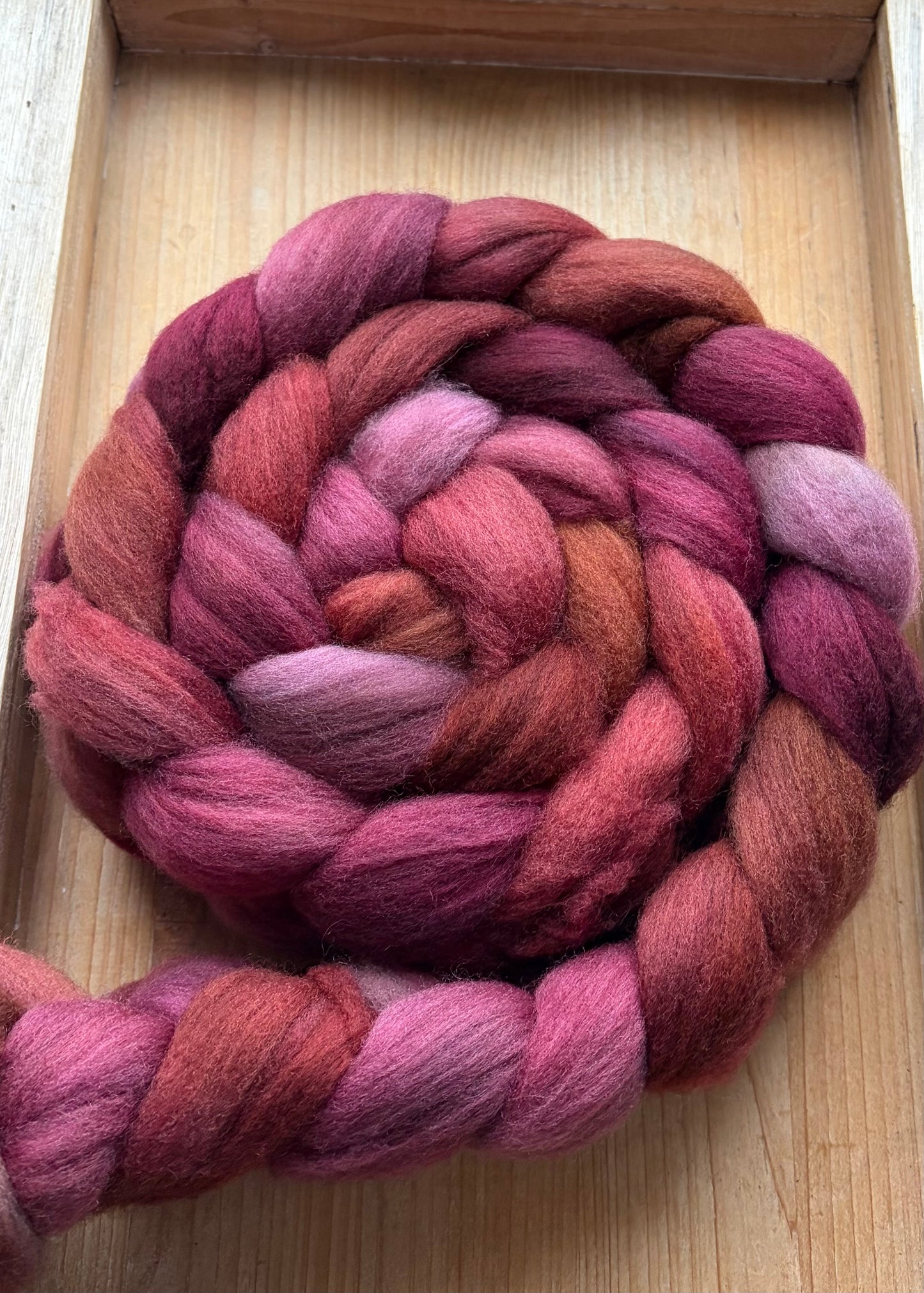 Polwarth - 22 Micron - One of a Kind Batch - 100 grams of Spinning Fibre - Hand Dyed Combed Top
