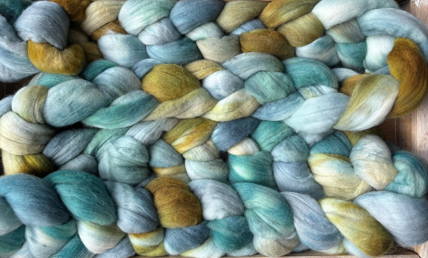 One of a Kind Batch - 100 grams of Spinning Fibre - Untreated Merino Wool 22 Micron - Hand Dyed Combed Top