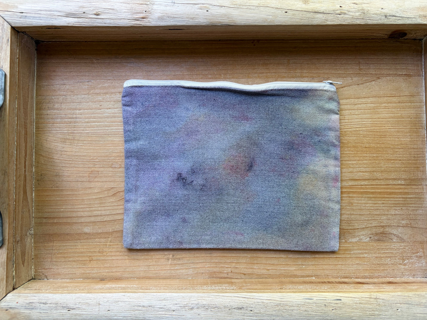 Ice Dyed Zipper Pouch