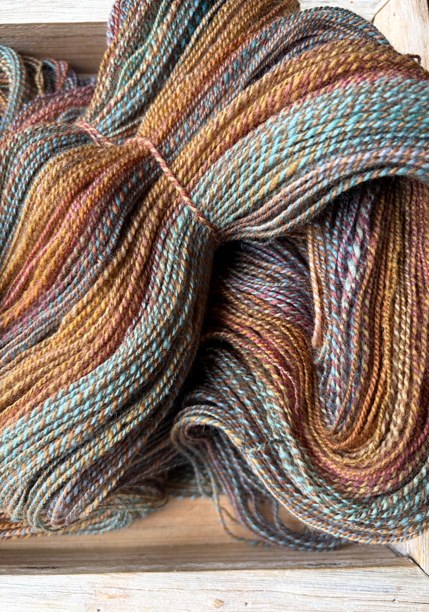 Hand Spun Yarn - 100% Polwarth - Sweater Quantity