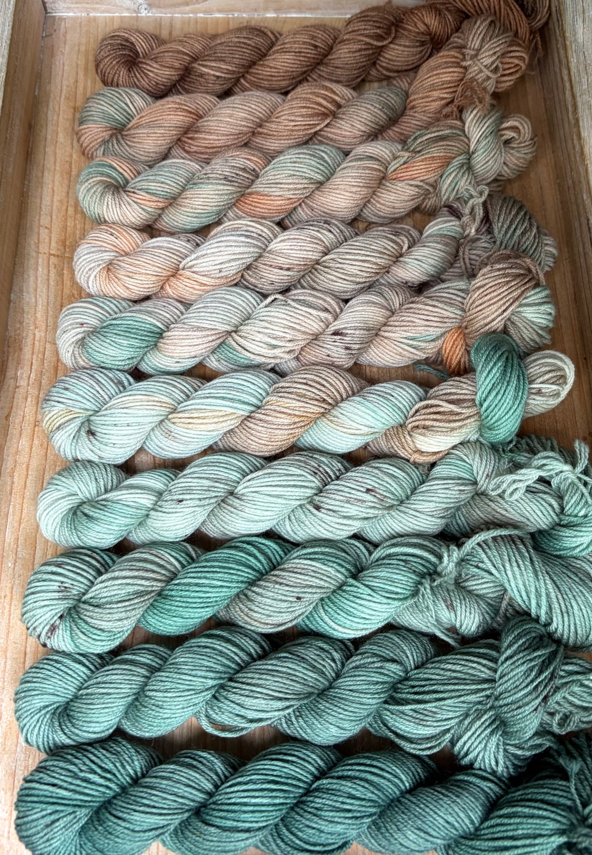 10 Skein Mini Yarn Fade - Squishy Sock Base