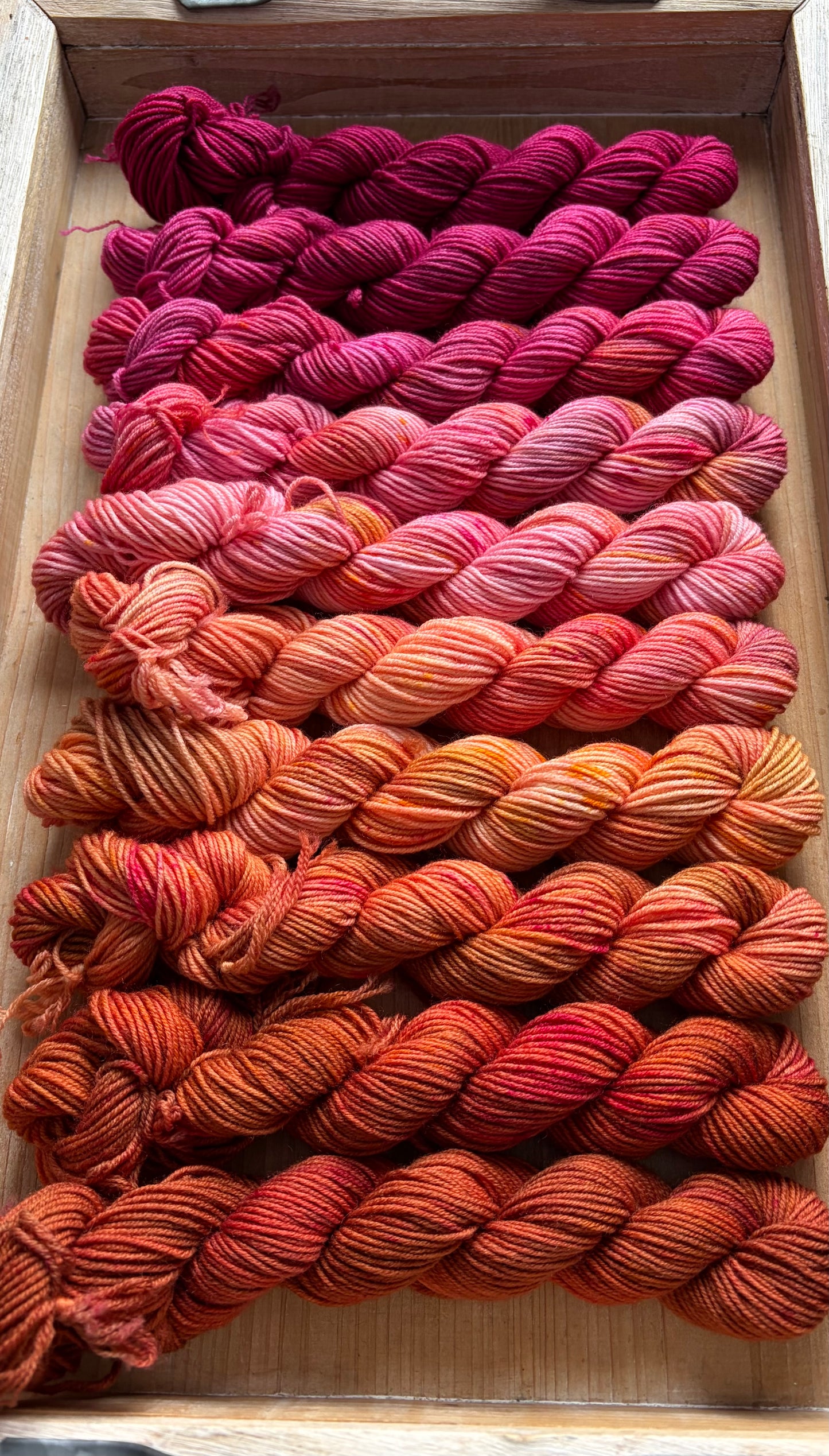 10 Skein Mini Yarn Fade - Squishy Sock Base