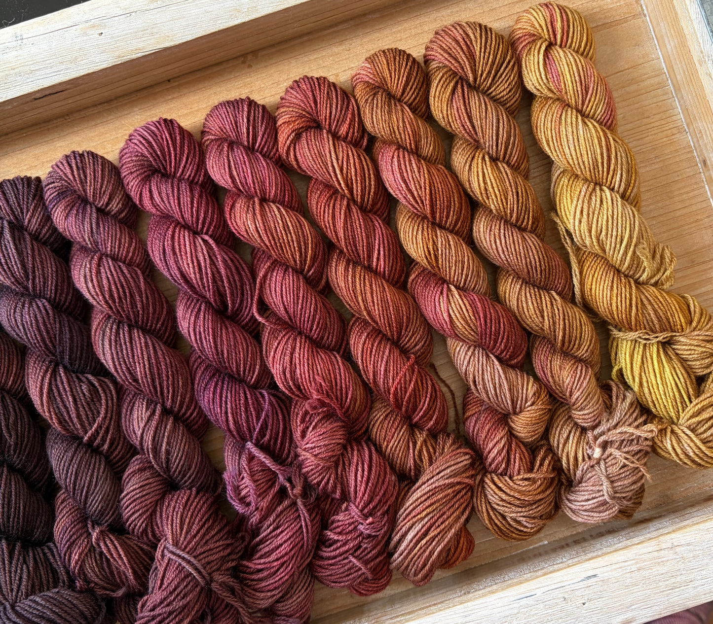10 Skein Mini Yarn Fade - Squishy Sock Base
