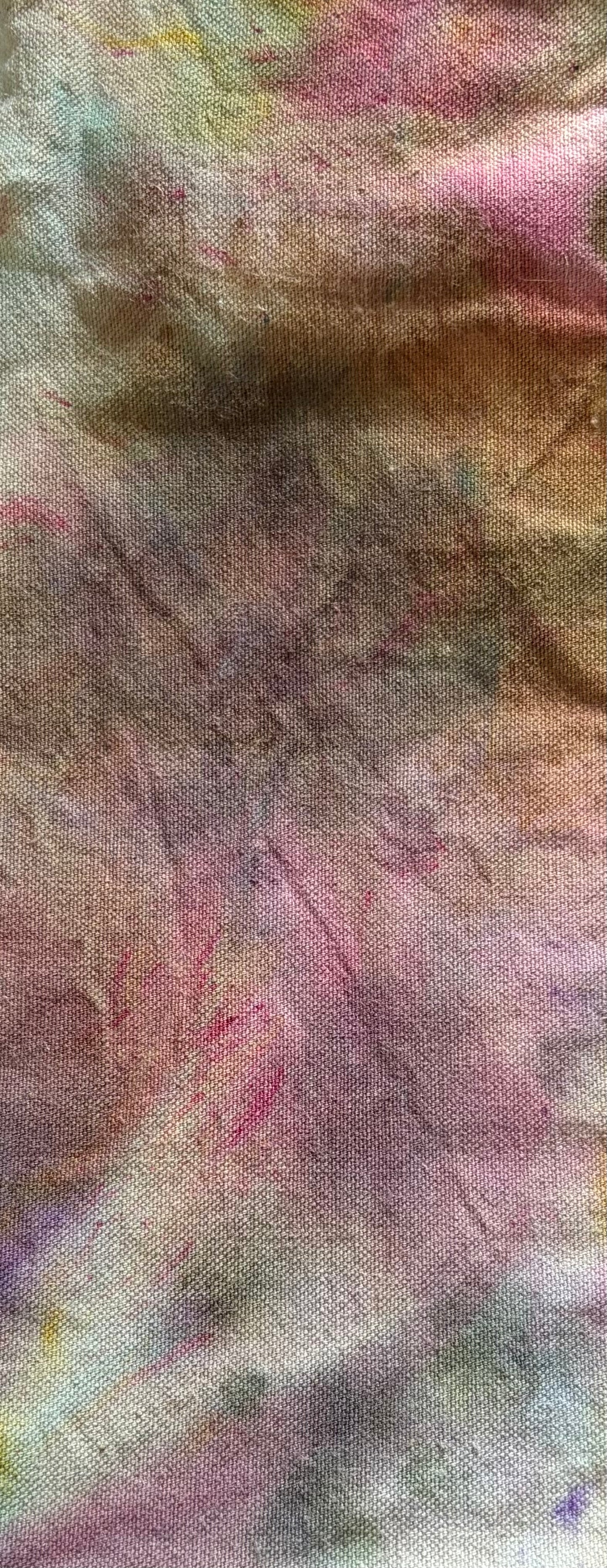 Ice Dyed Cotton Tote Bag