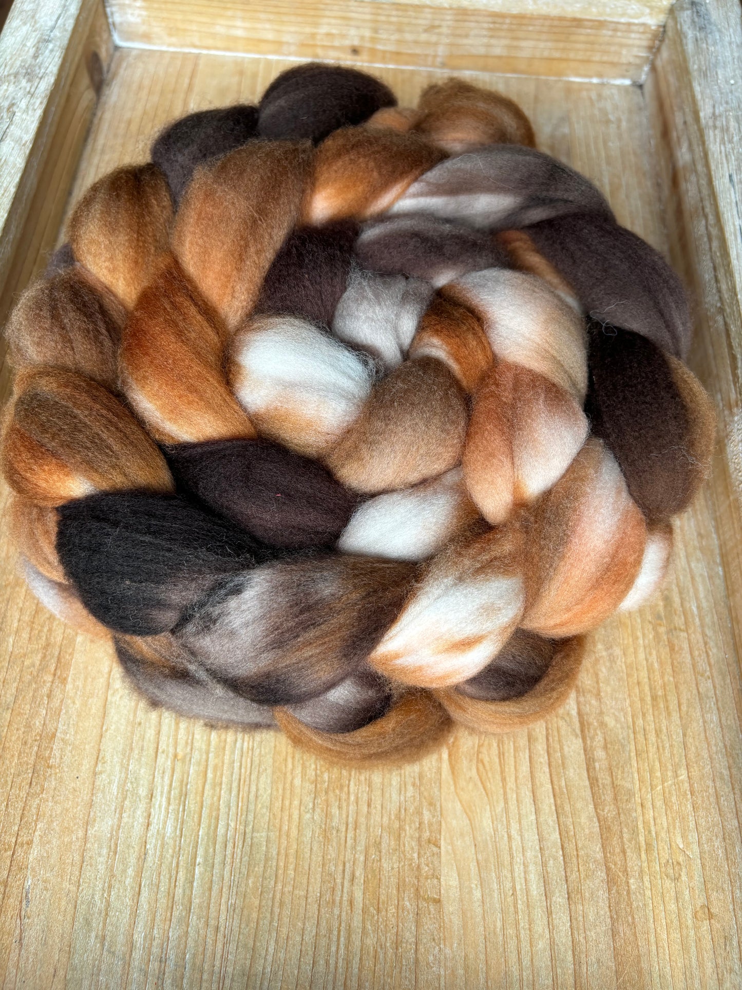 One of a Kind Batch - 190 grams of Spinning Fibre - Superwash Merino Wool 22 Micron - Hand Dyed Combed Top